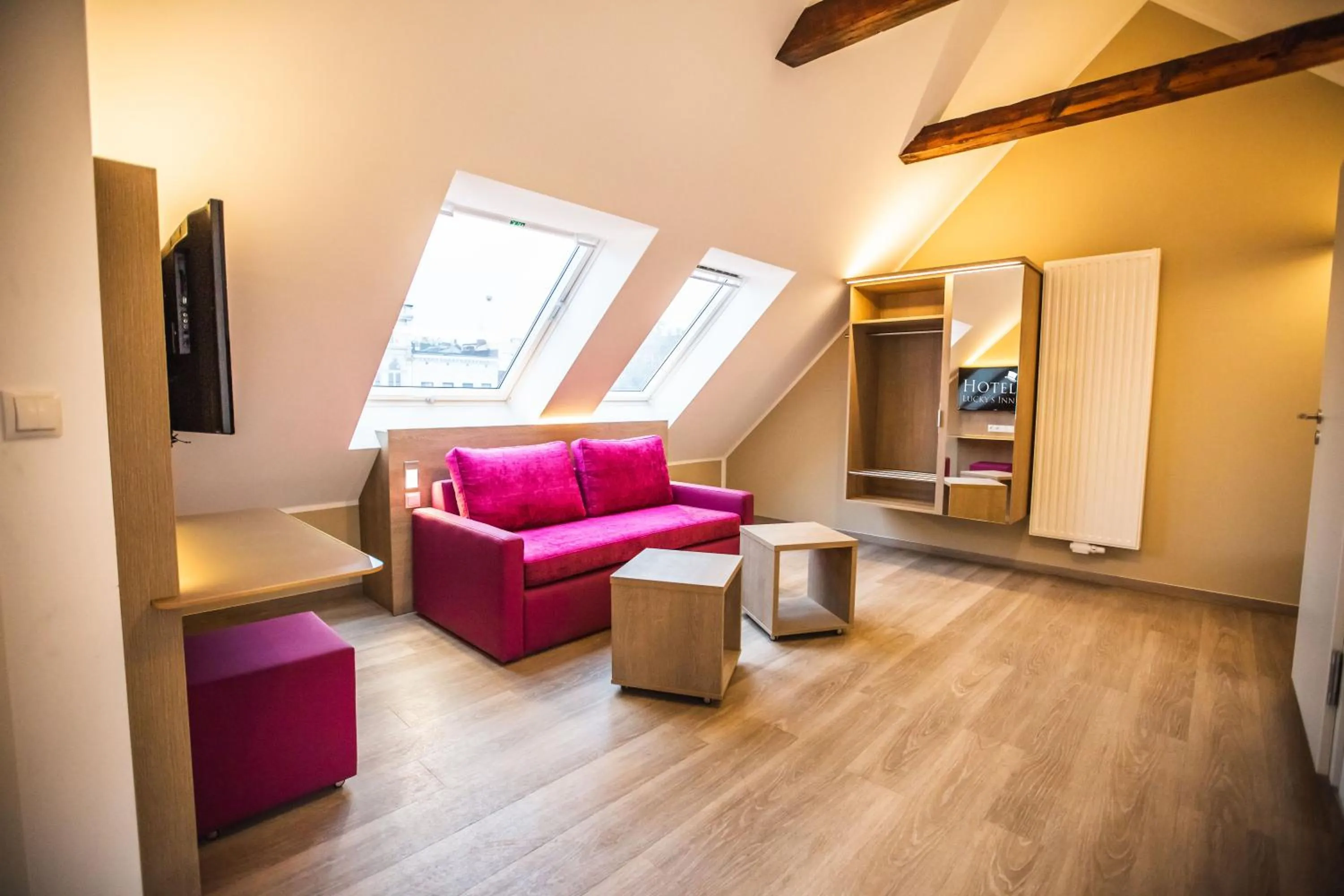 Photo of the whole room in Hotel Luckys Inn