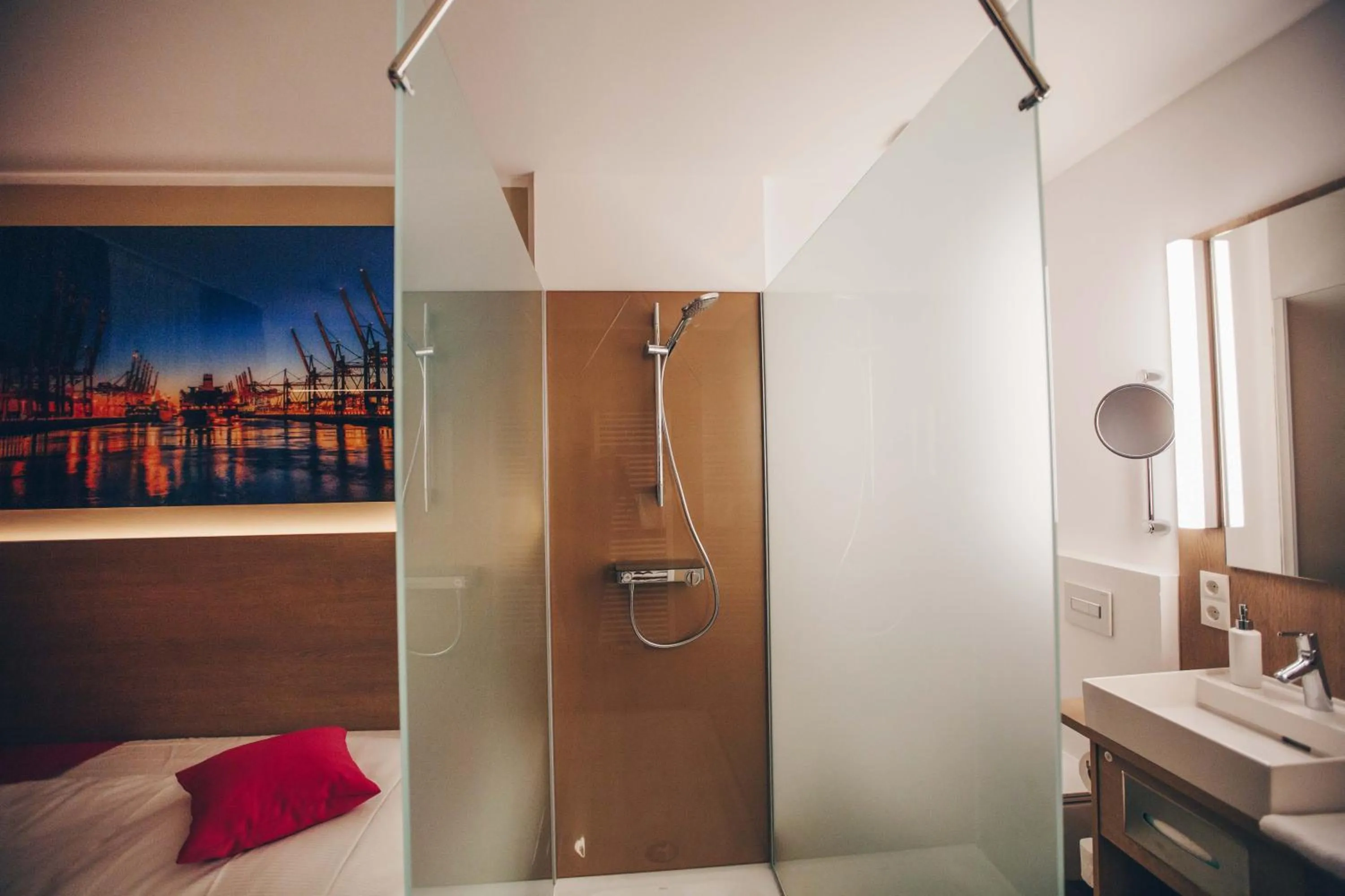 Bathroom in Hotel Luckys Inn