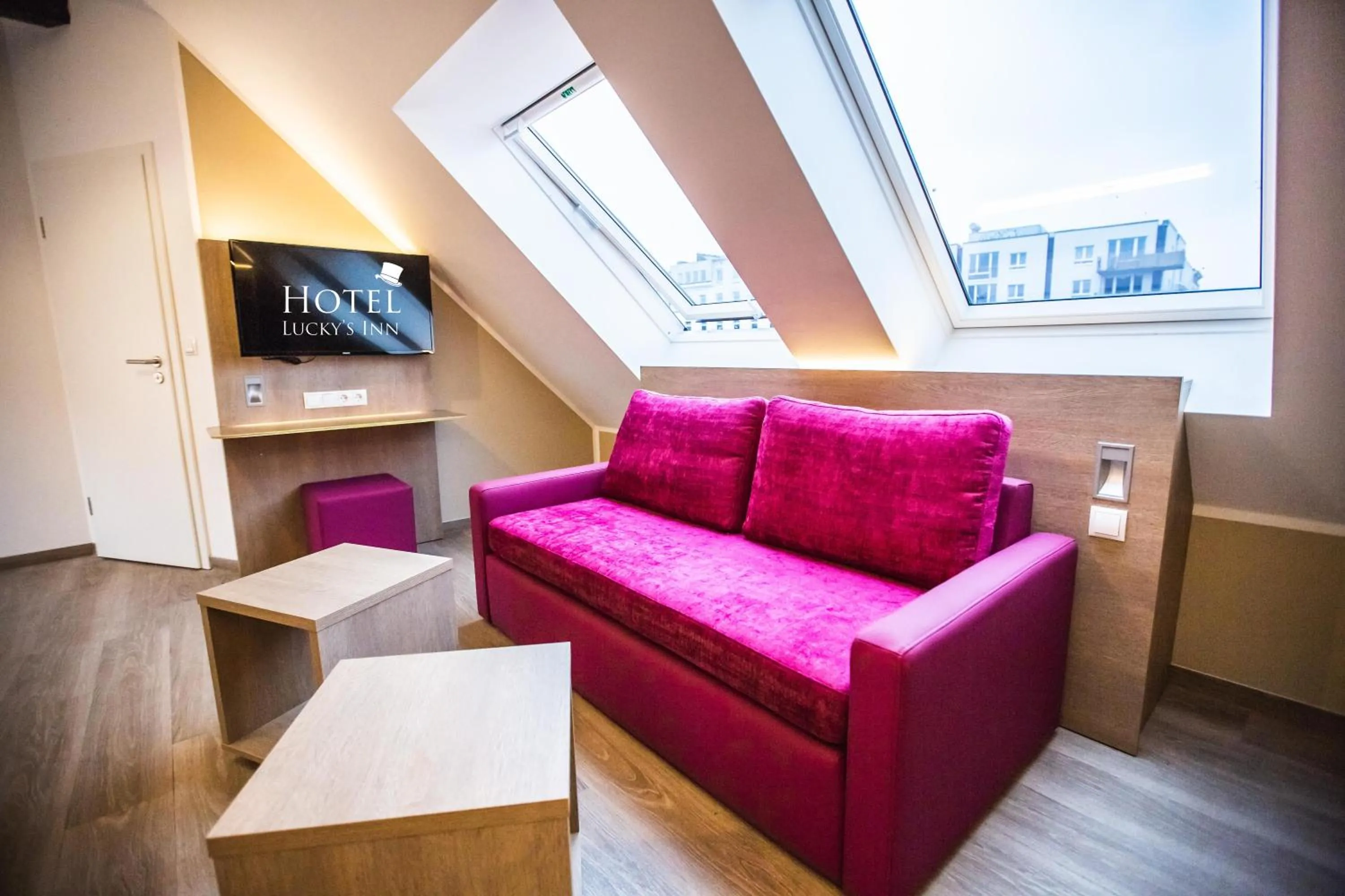 Decorative detail in Hotel Luckys Inn