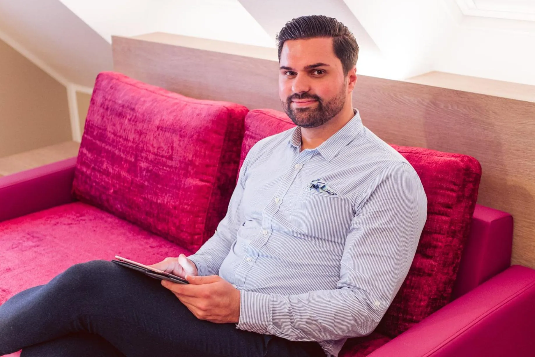 Decorative detail in Hotel Luckys Inn