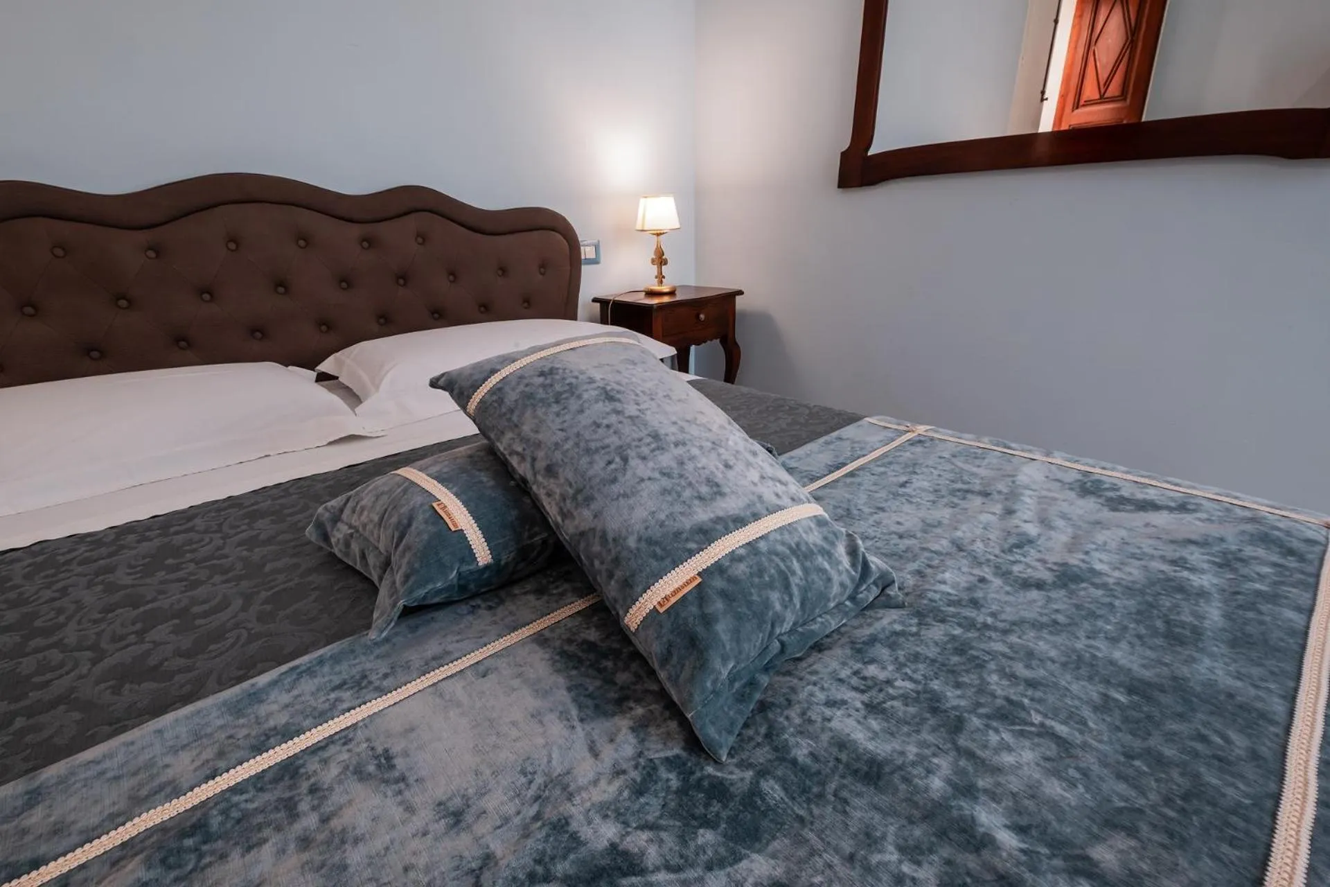 Bed in Relais Palazzo Vaglio