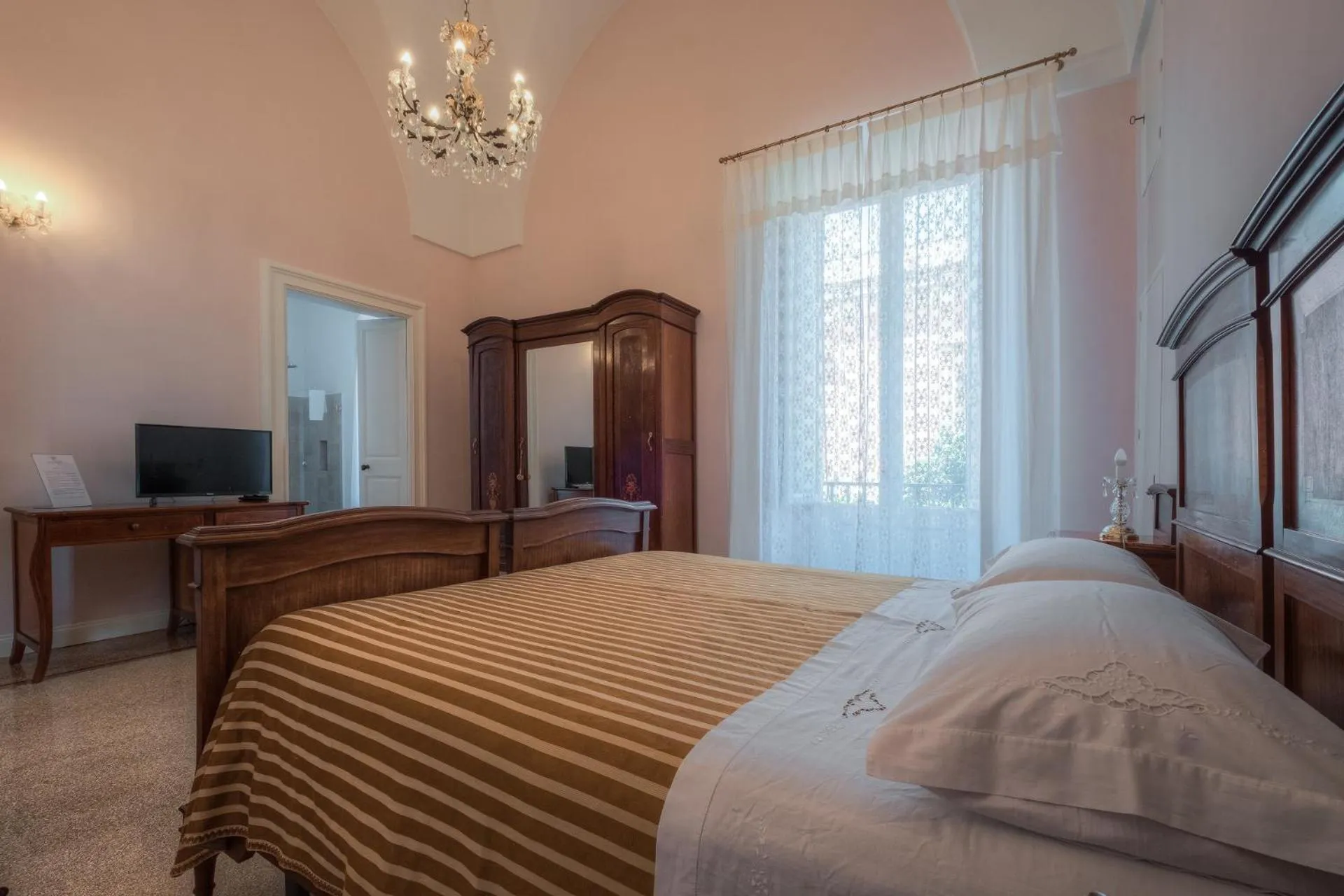Bed in Relais Palazzo Vaglio