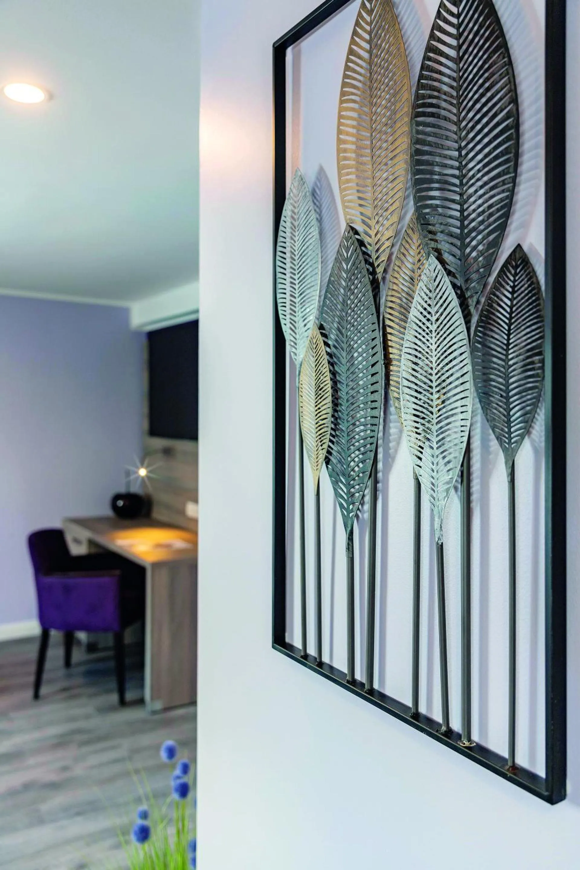 Decorative detail in Apartmenthaus Burgenheimat in Rhens bei Koblenz