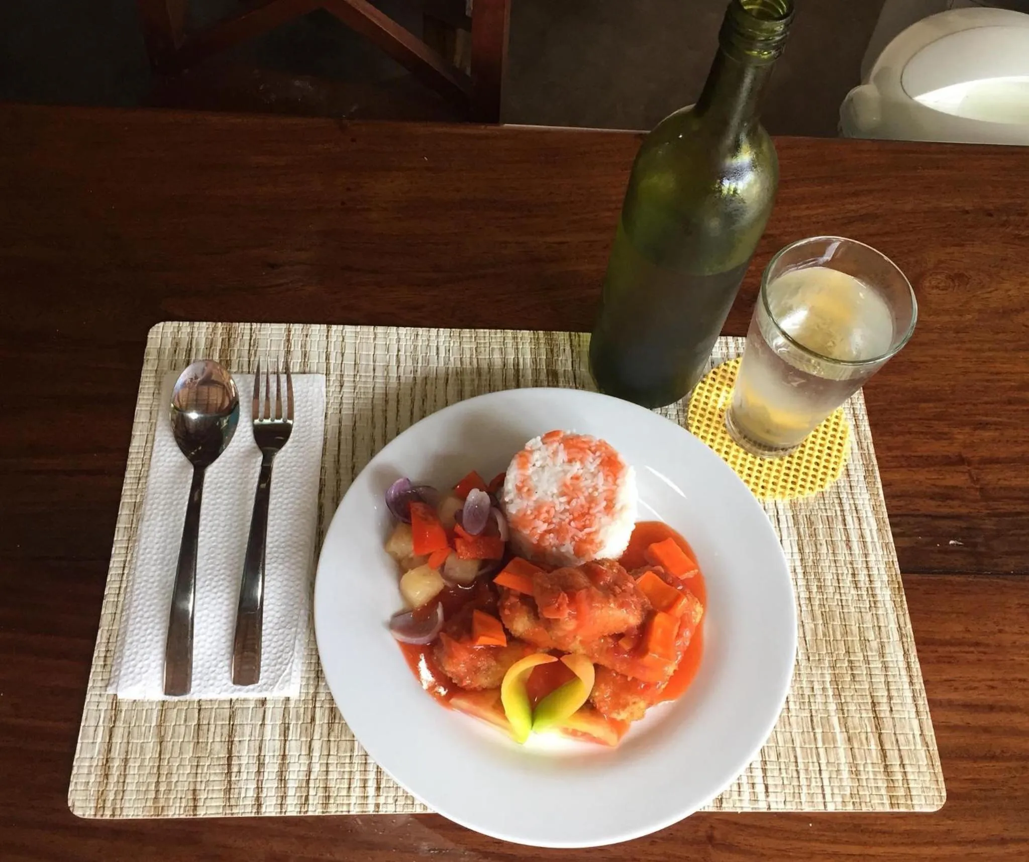 Food close-up in DaRosa Del Mar