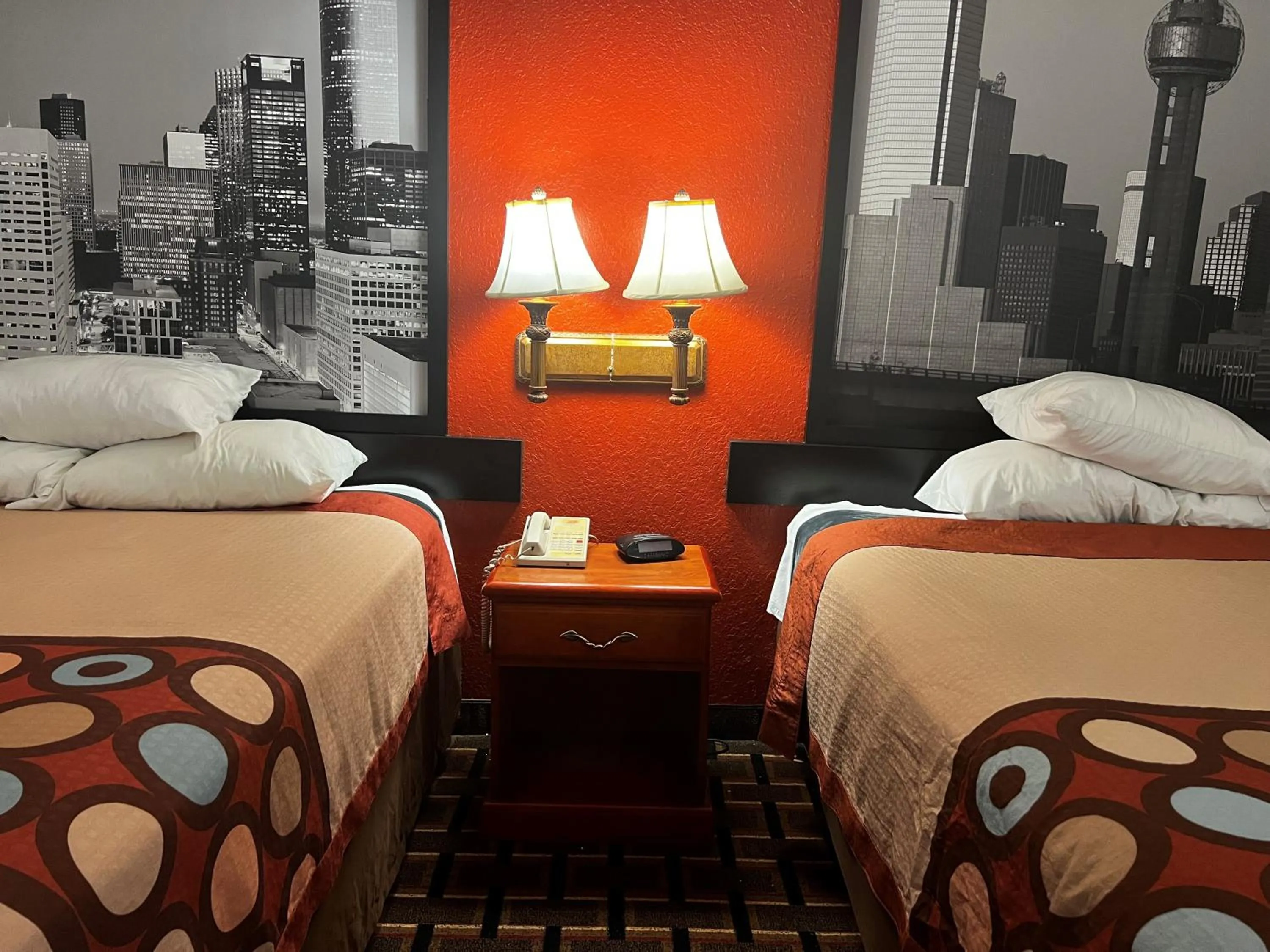 Bed in Super 8 by Wyndham Brookshire TX