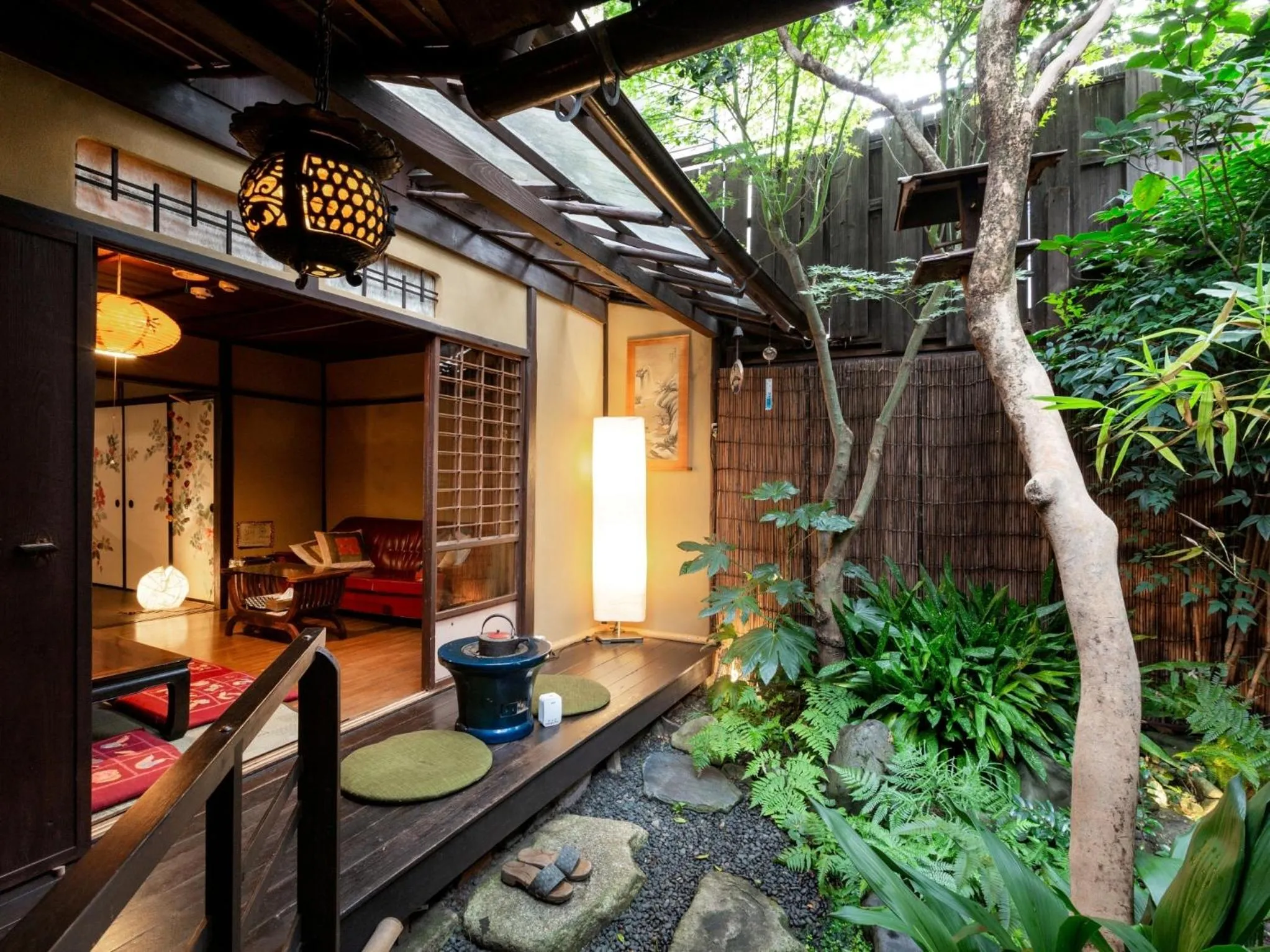 Garden in Guest House Waraku-An