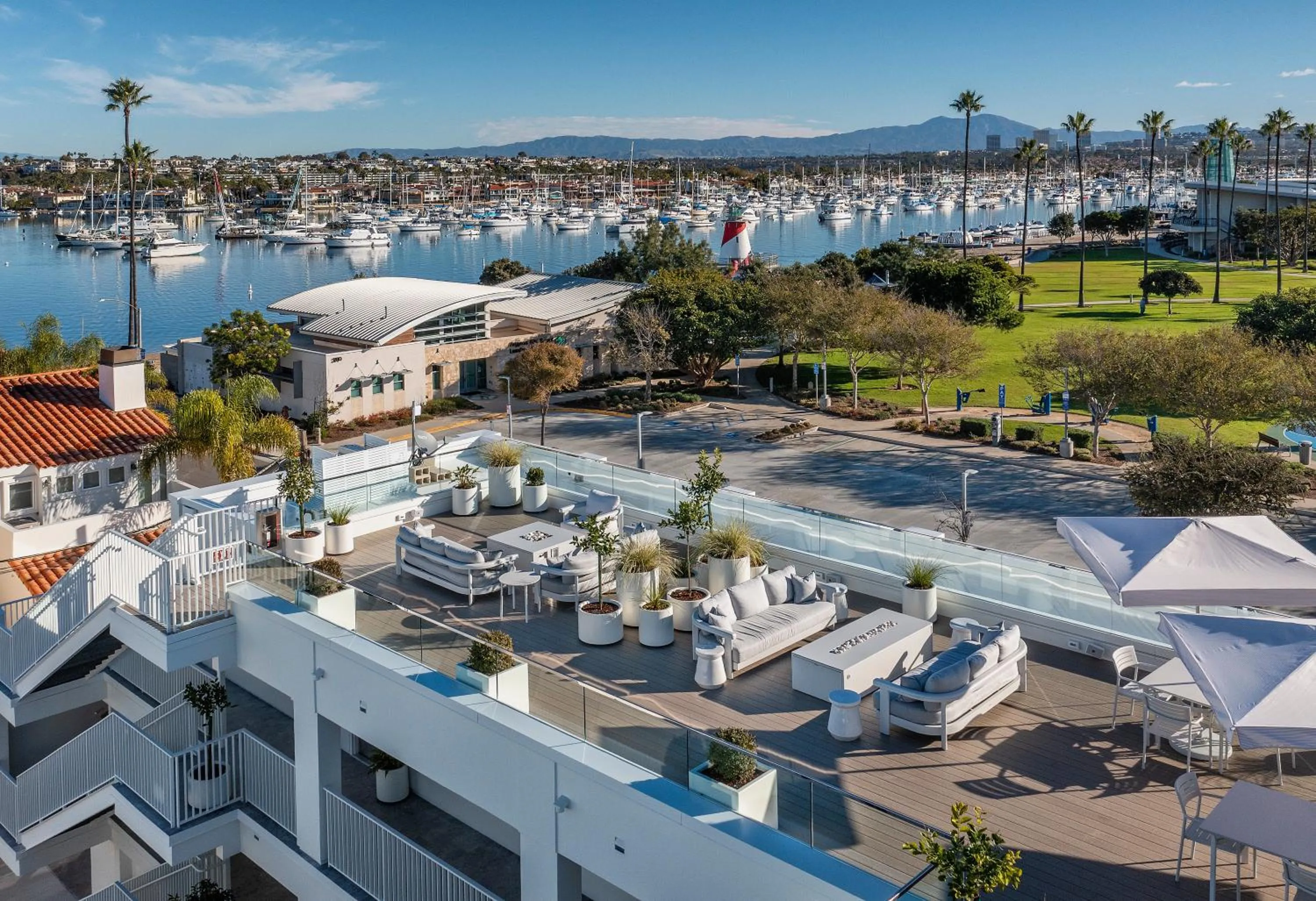Bird's eye view in Bay Shores Peninsula Hotel