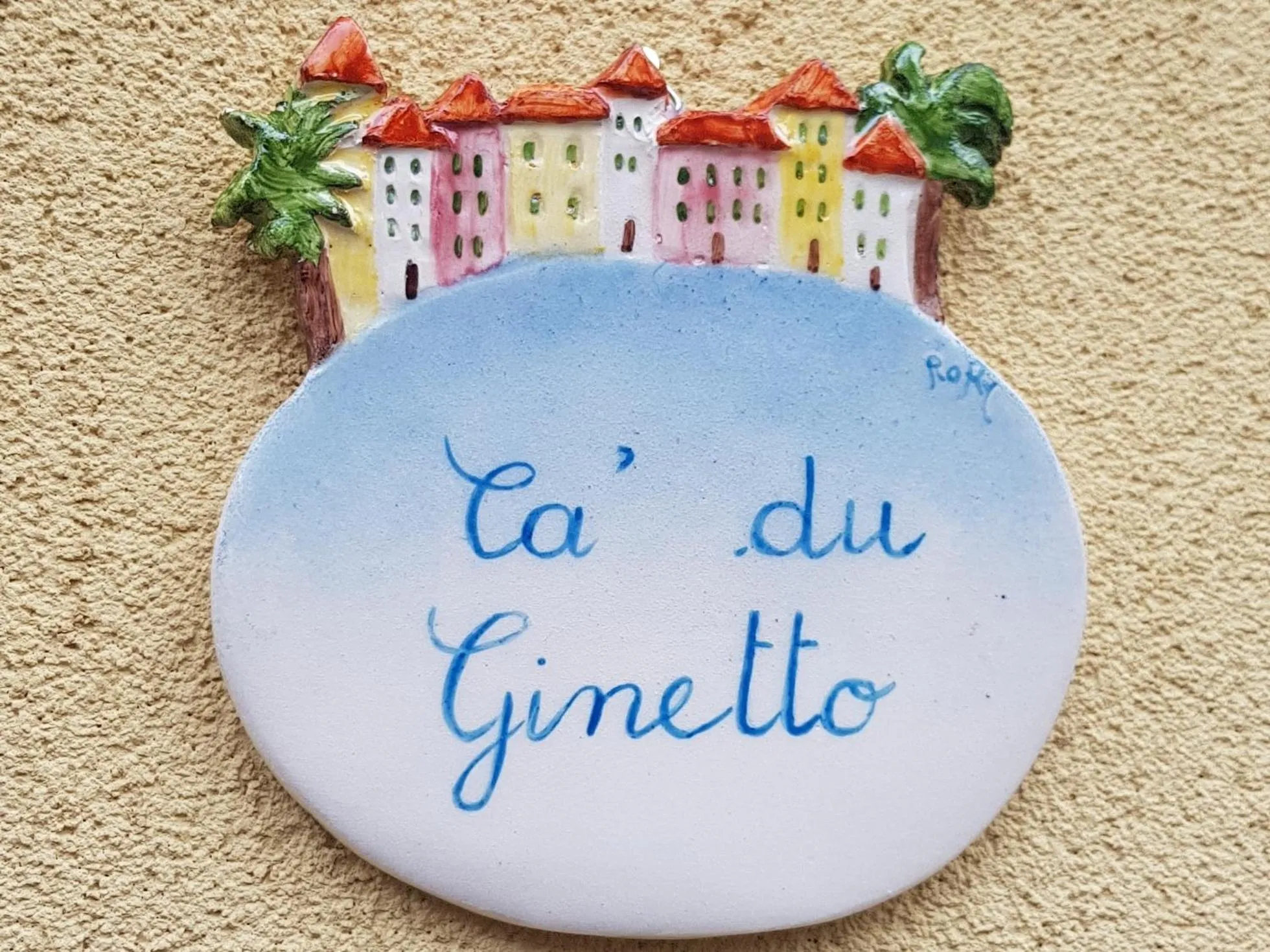 Decorative detail in Ca du Ginetto B & B