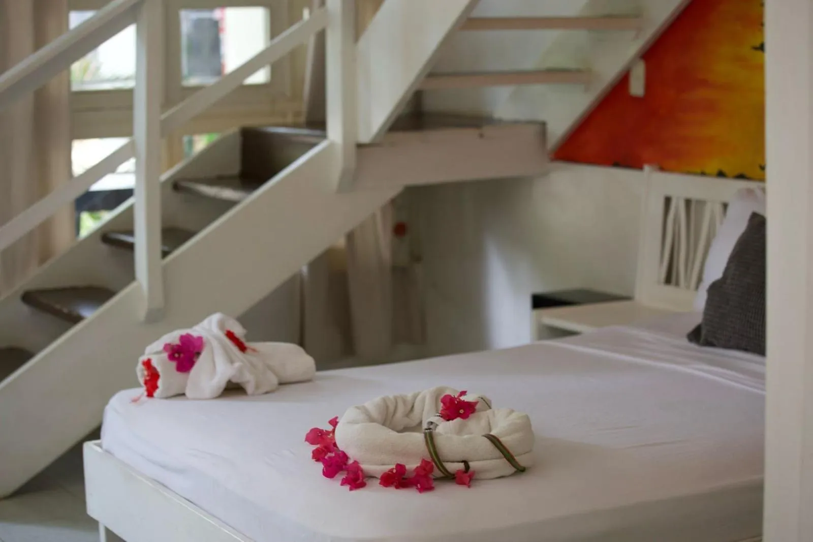 Bed in Afreeka Beach Hotel