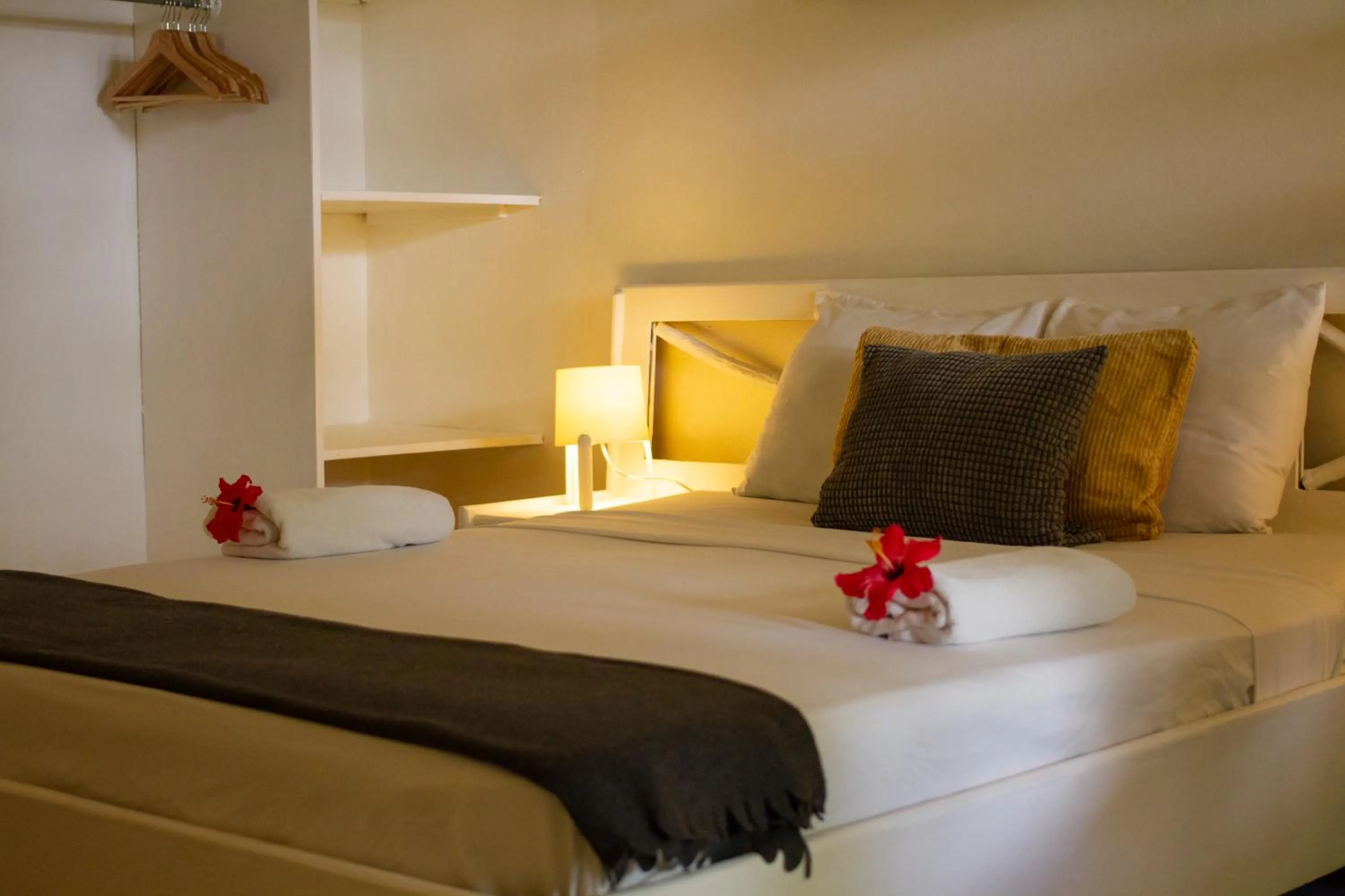 Bed in Afreeka Beach Hotel