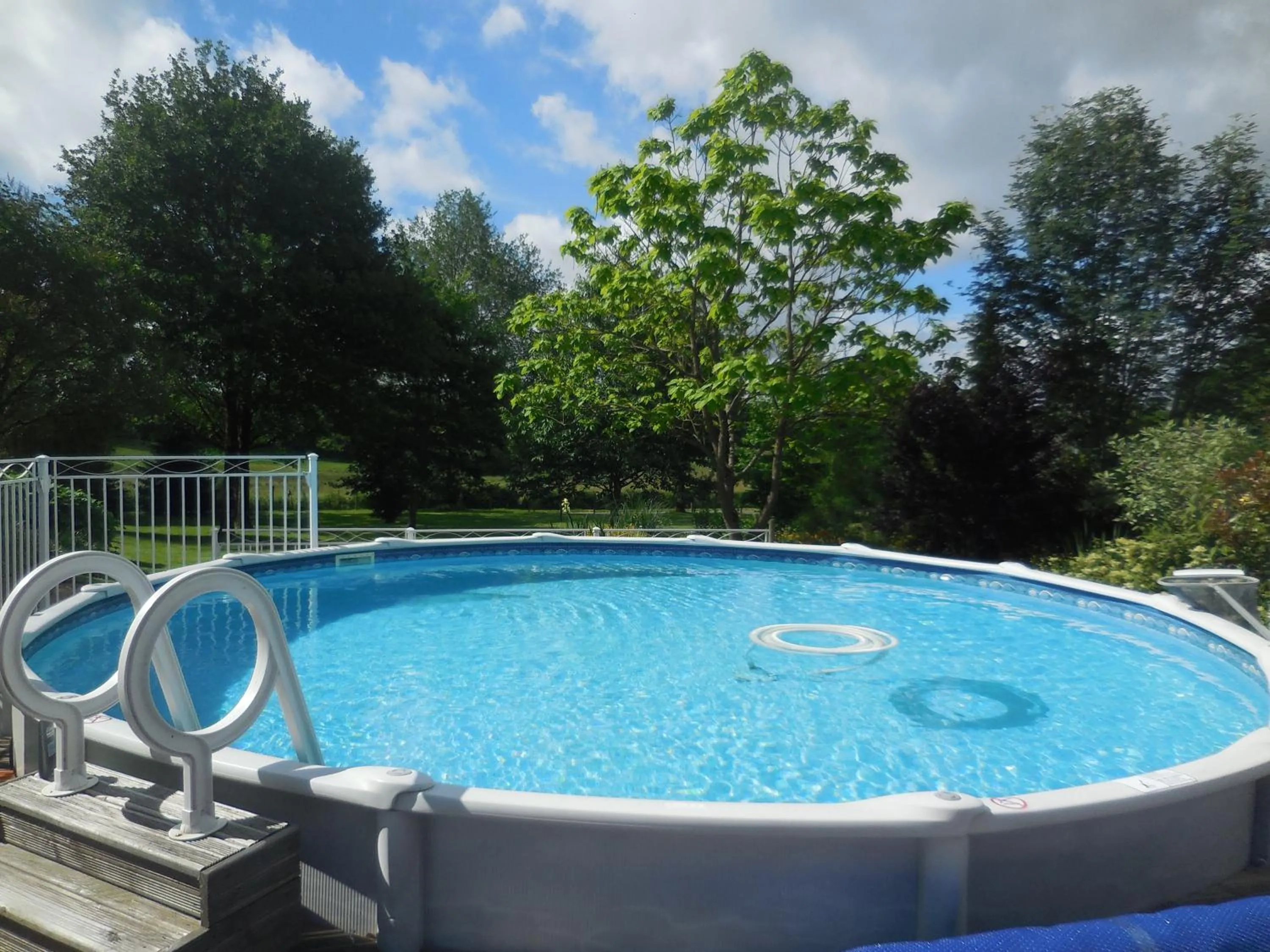 Pool view in Maison Maton