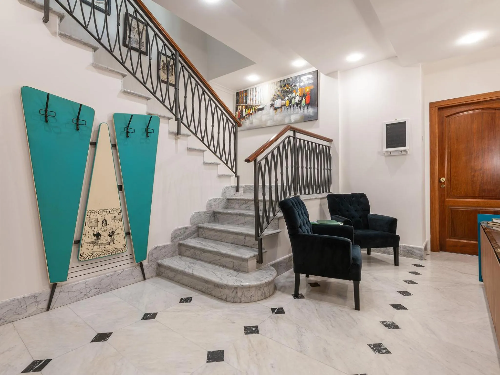 Lobby or reception in Relais La Lanterne