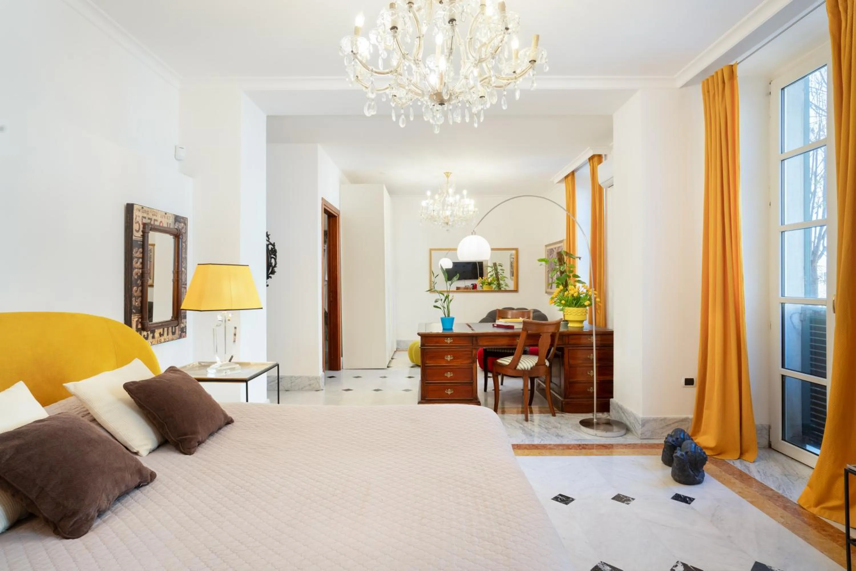 Bed in Relais La Lanterne