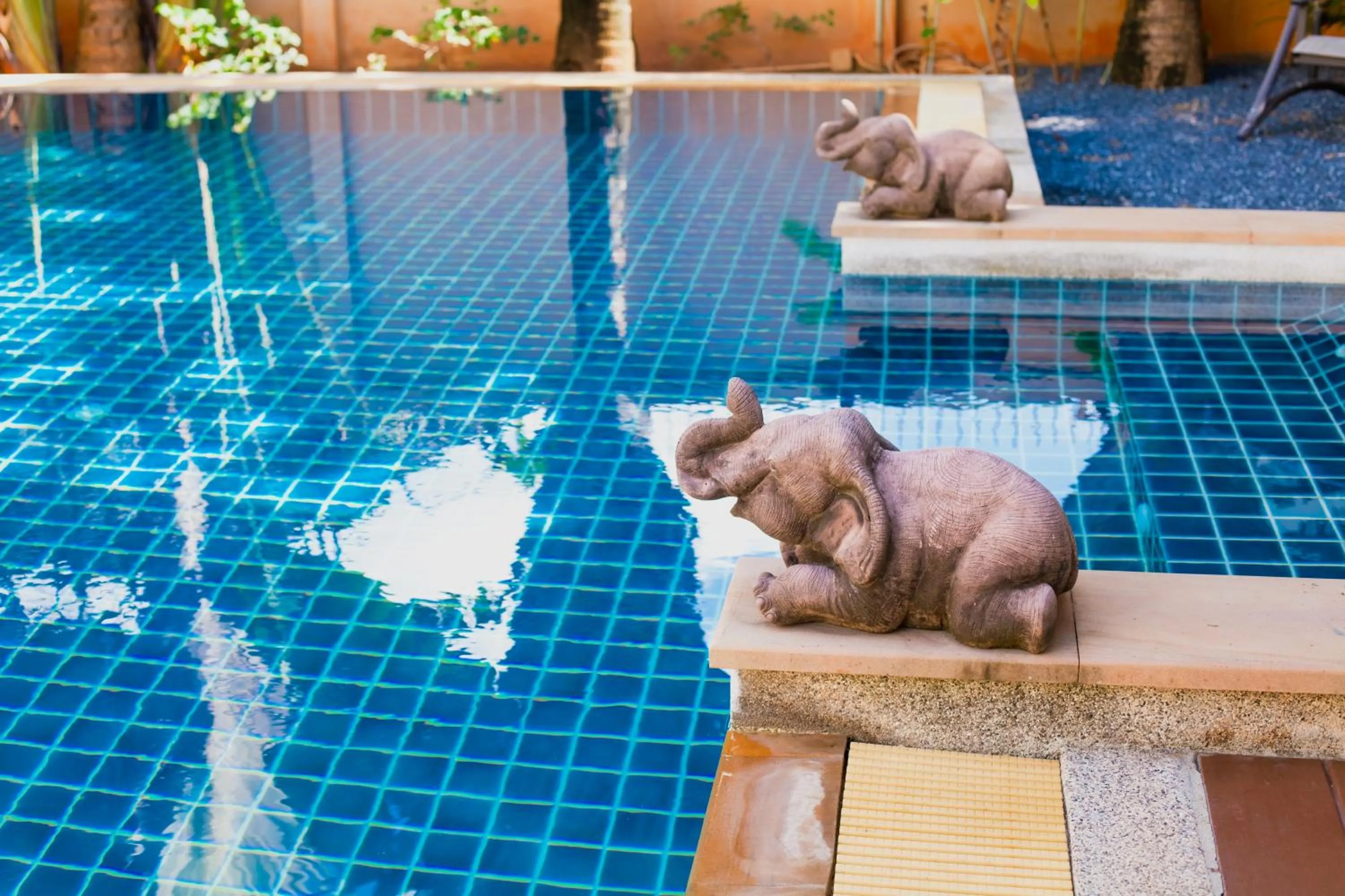 Swimming pool in Baan Manuchang Villa, SHA Certified