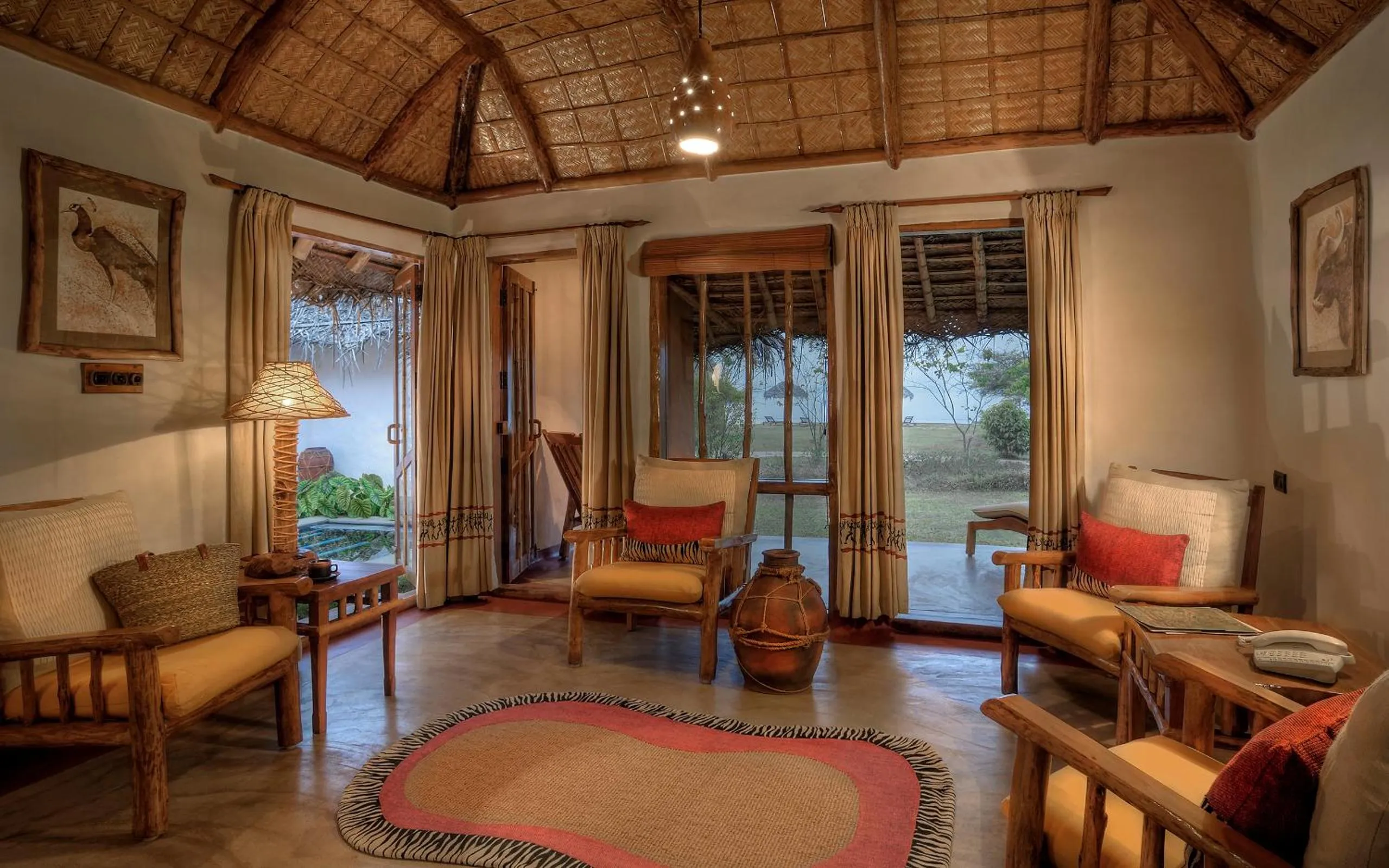 Living room in Evolve Back Kabini