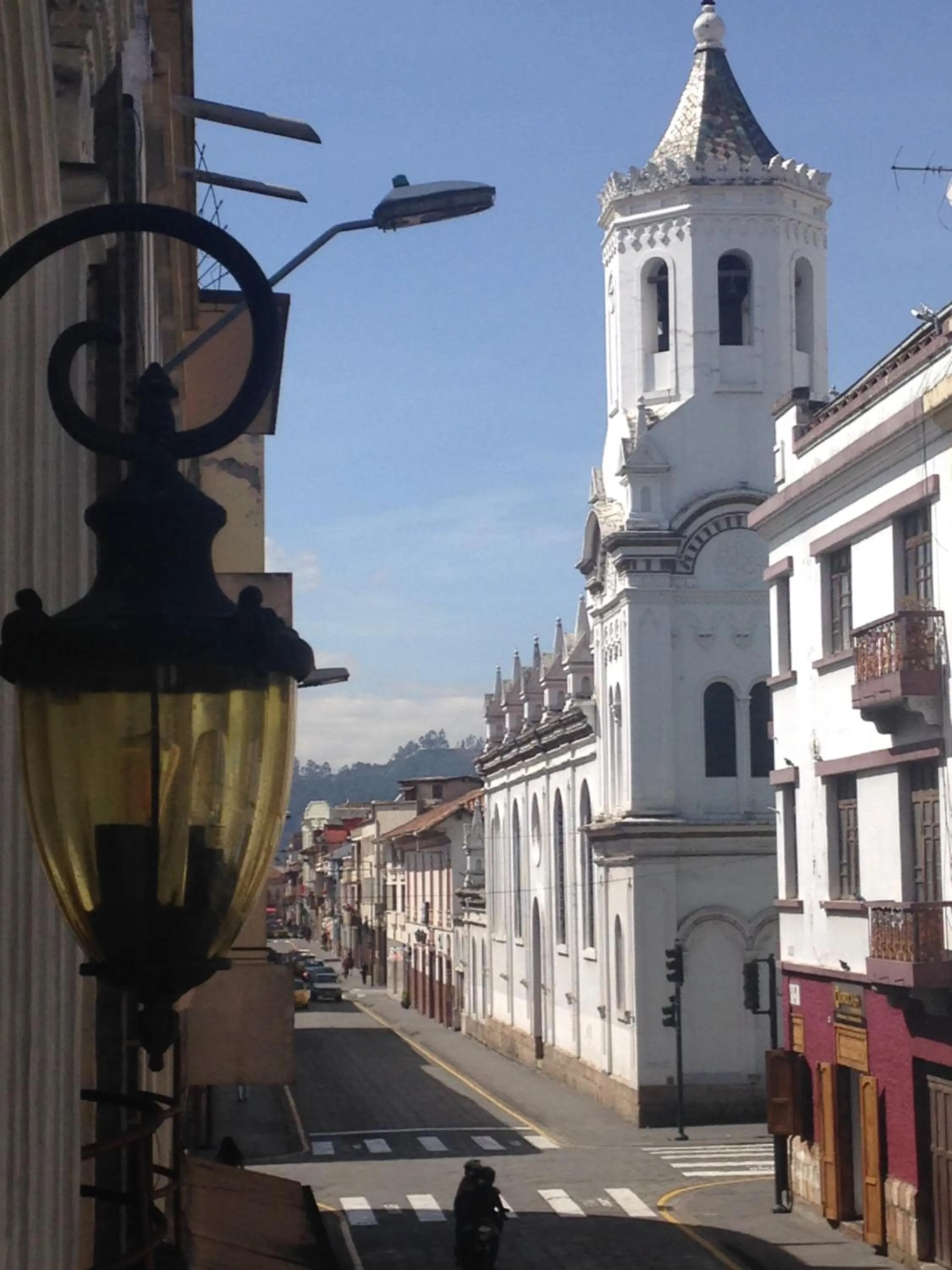 Street view in La Posada Cuencana Hotel