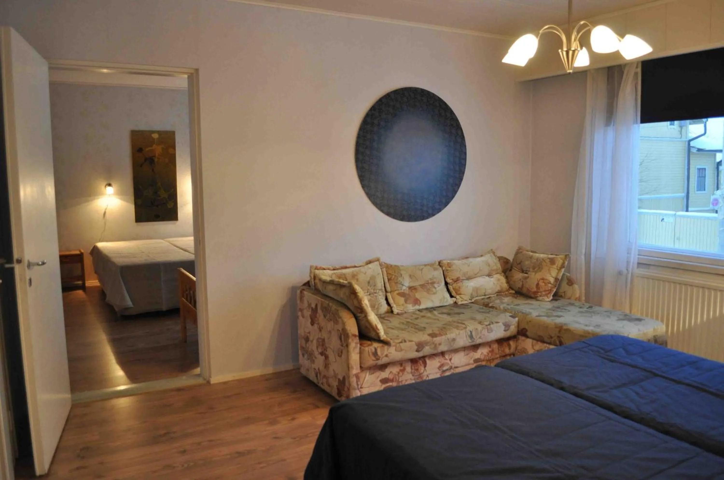 Bedroom, Bed in Apartment Hotel Kuukkarin Kortteeri