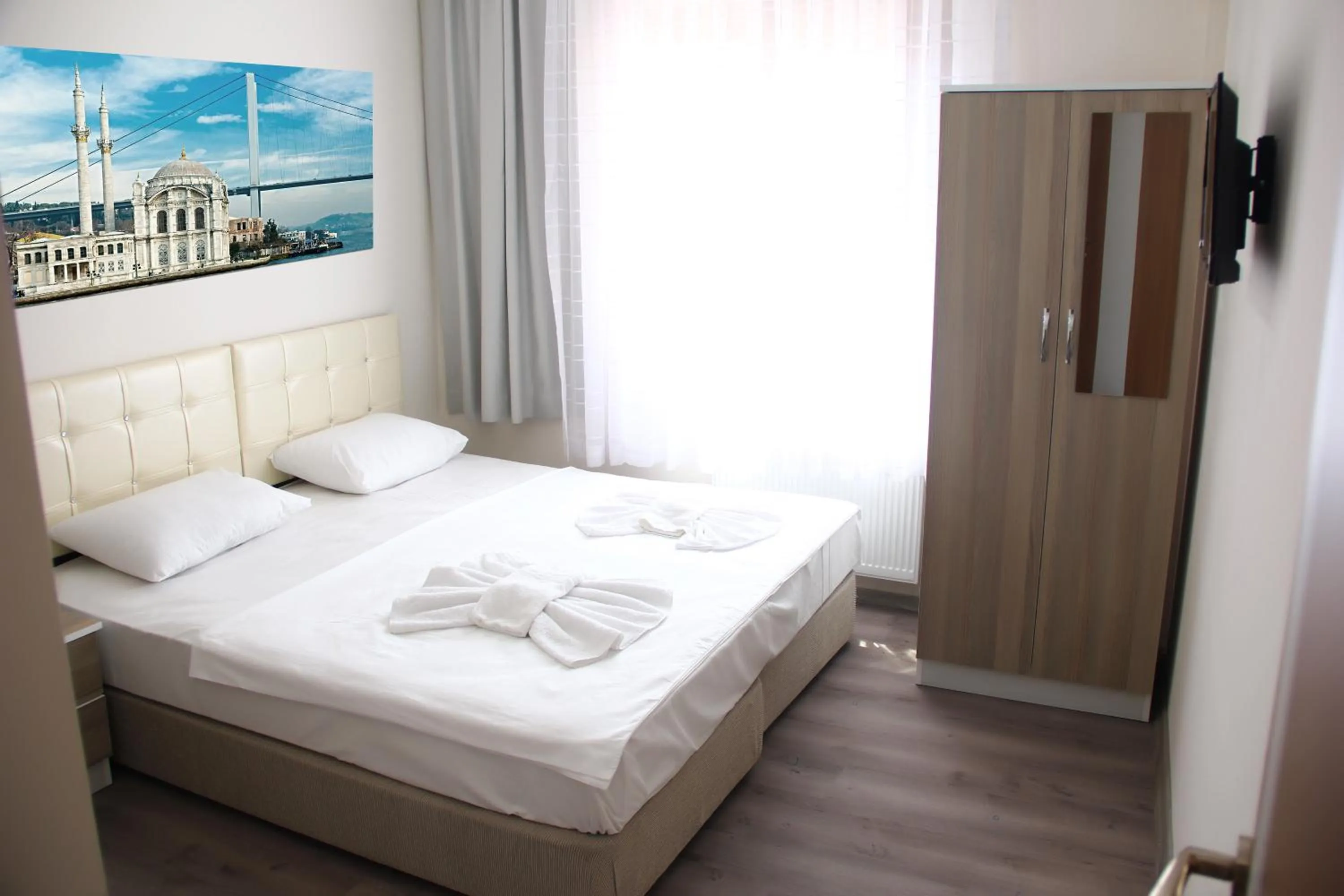 Bed in Marpalace Hotel