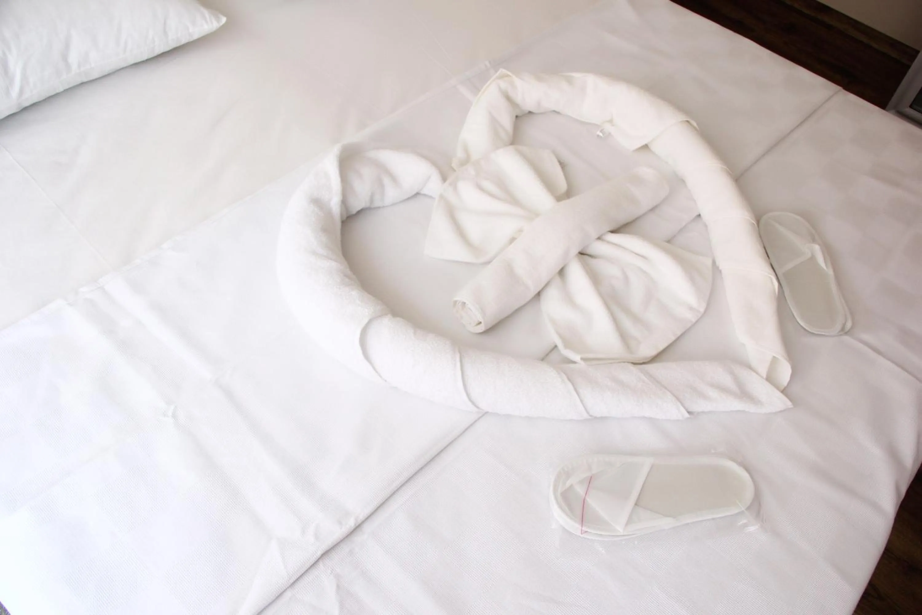 Bed in Marpalace Hotel