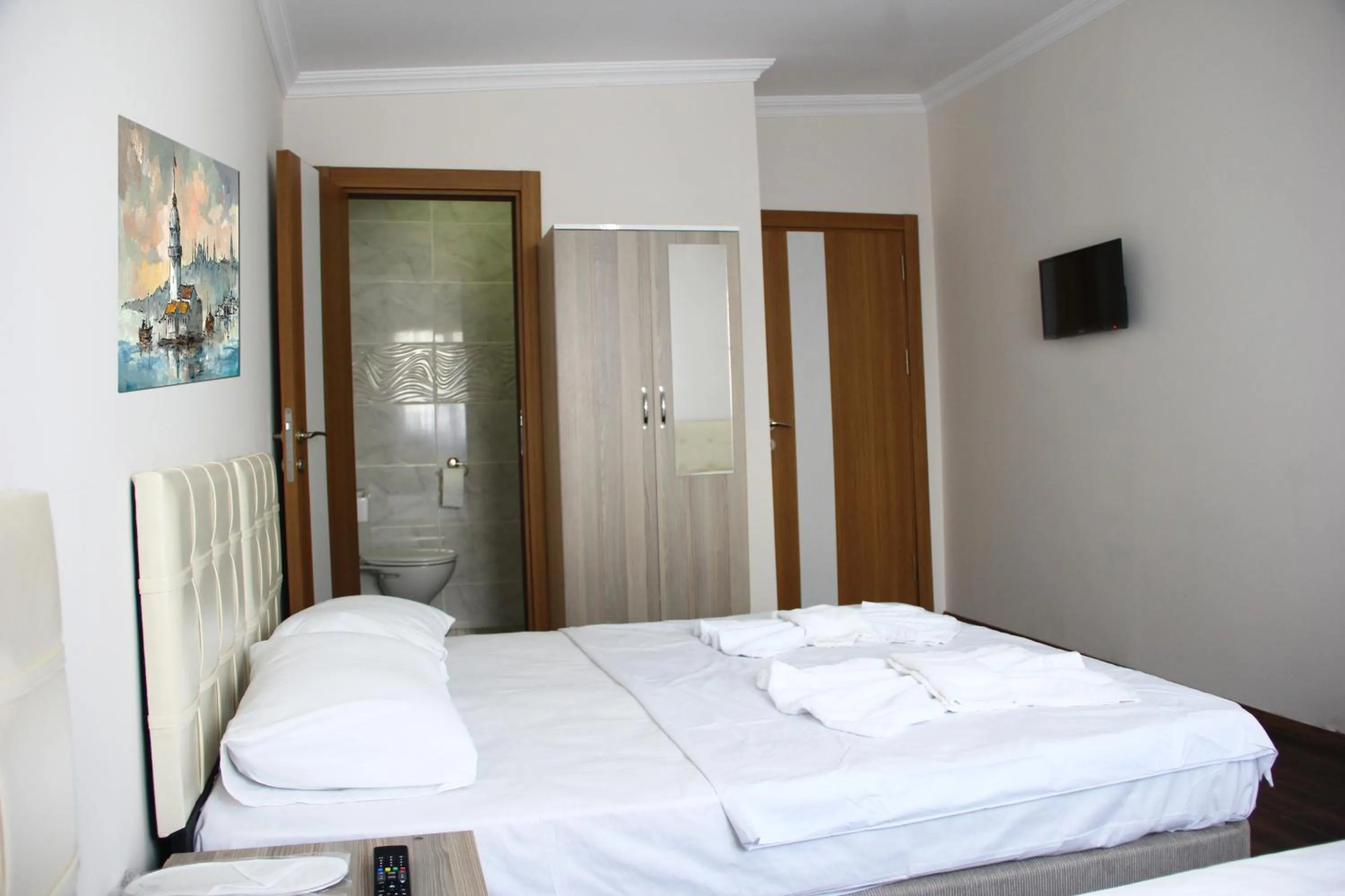 Bed in Marpalace Hotel