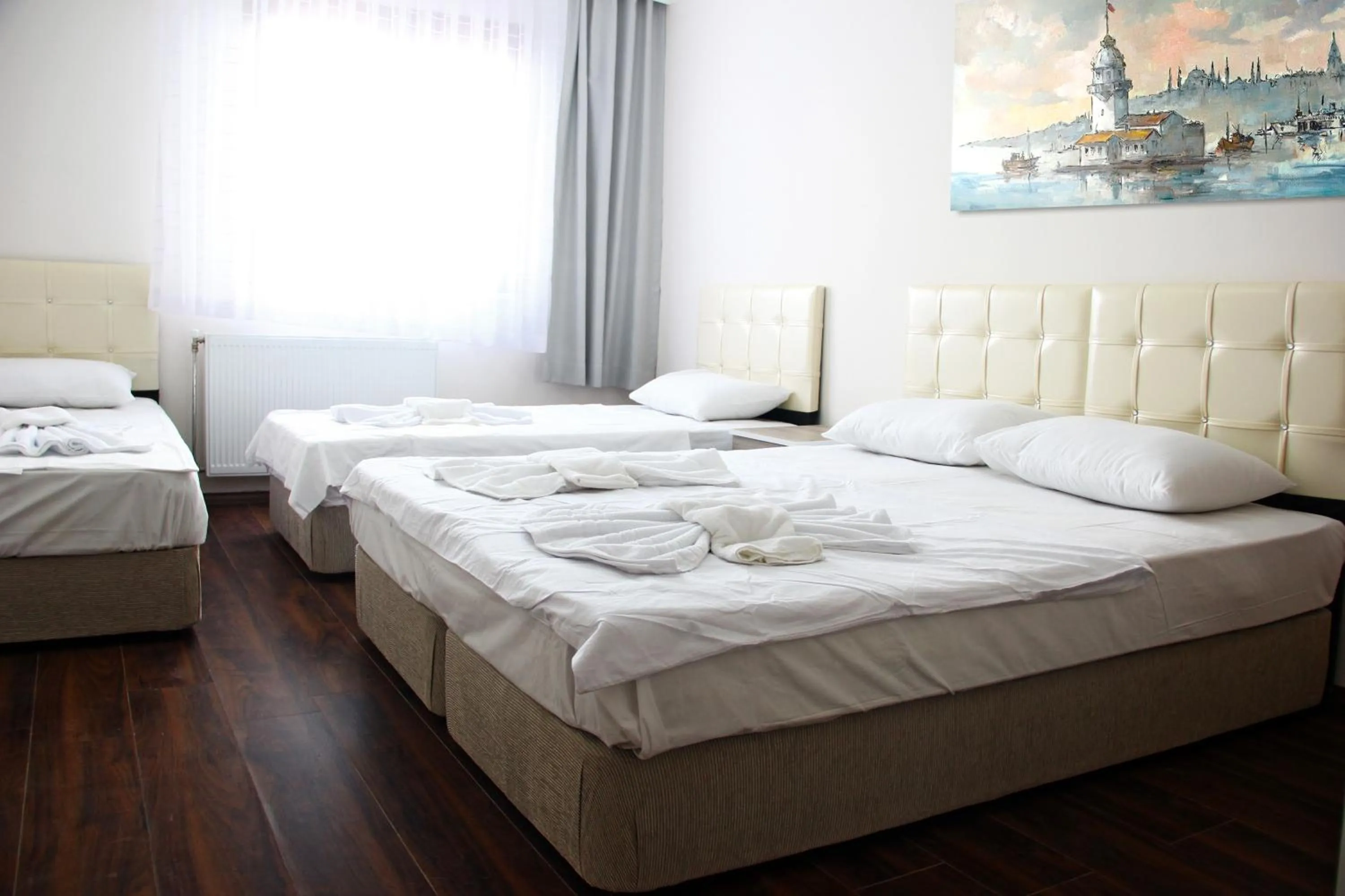 Bed in Marpalace Hotel