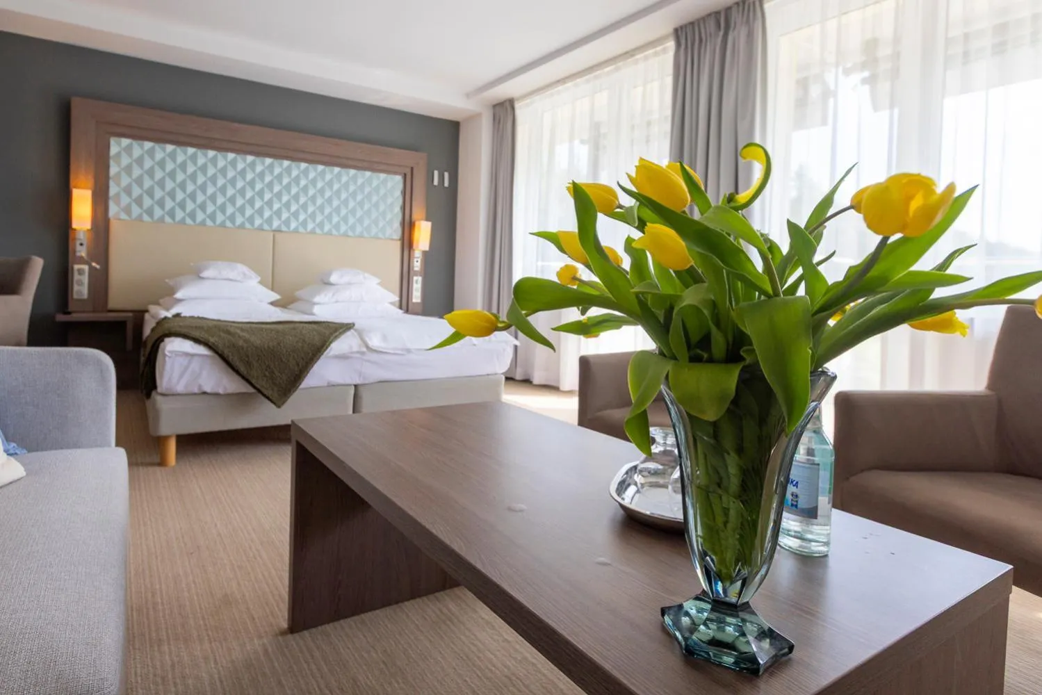 Bed in Hotel Perła Południa