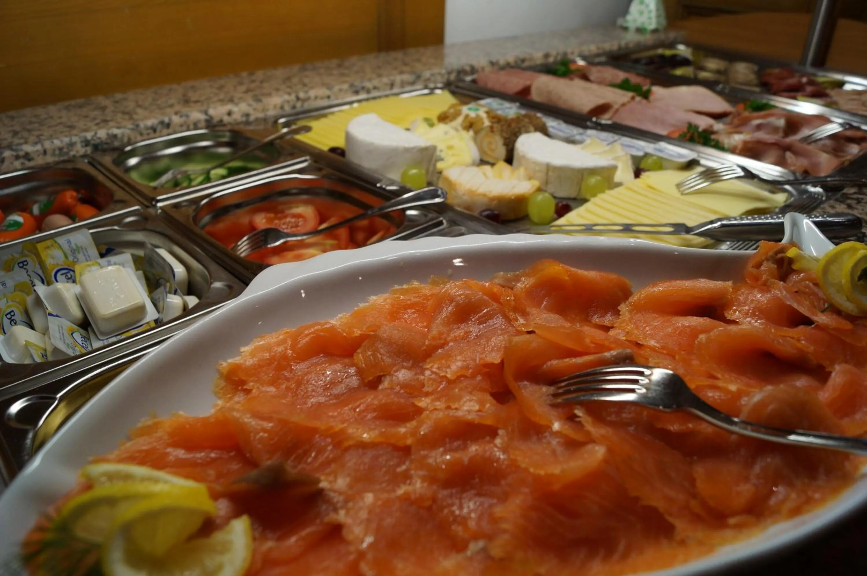 Buffet breakfast in Hotel St.Martiner Castell