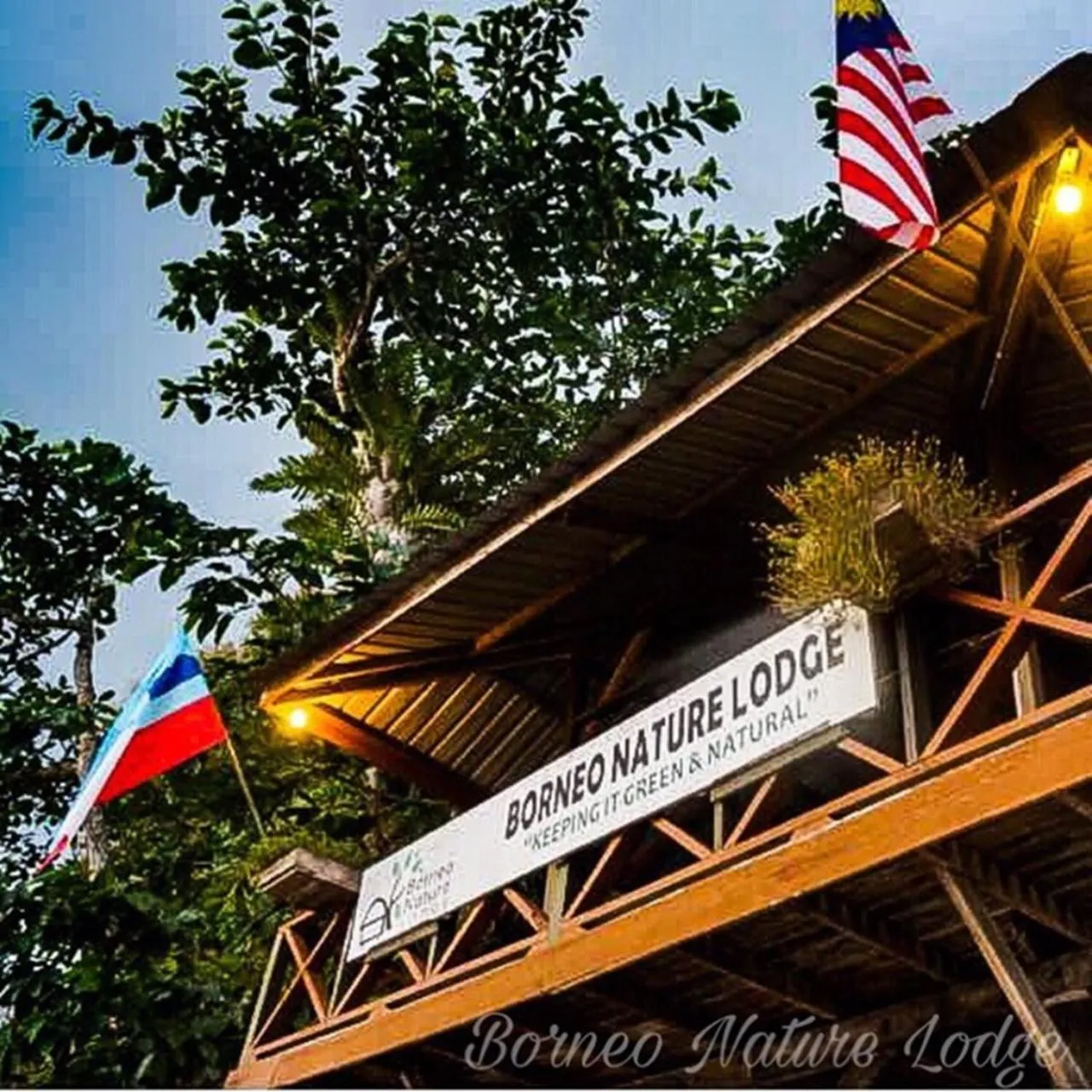 Property logo or sign in Borneo Nature Lodge