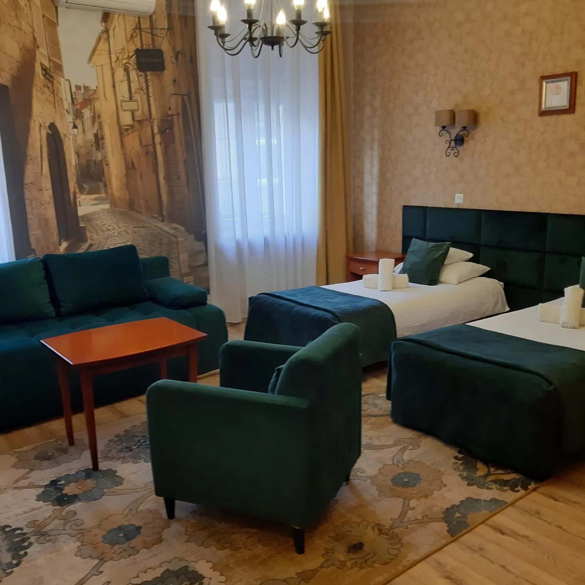 Bed in Hotel Wenecki