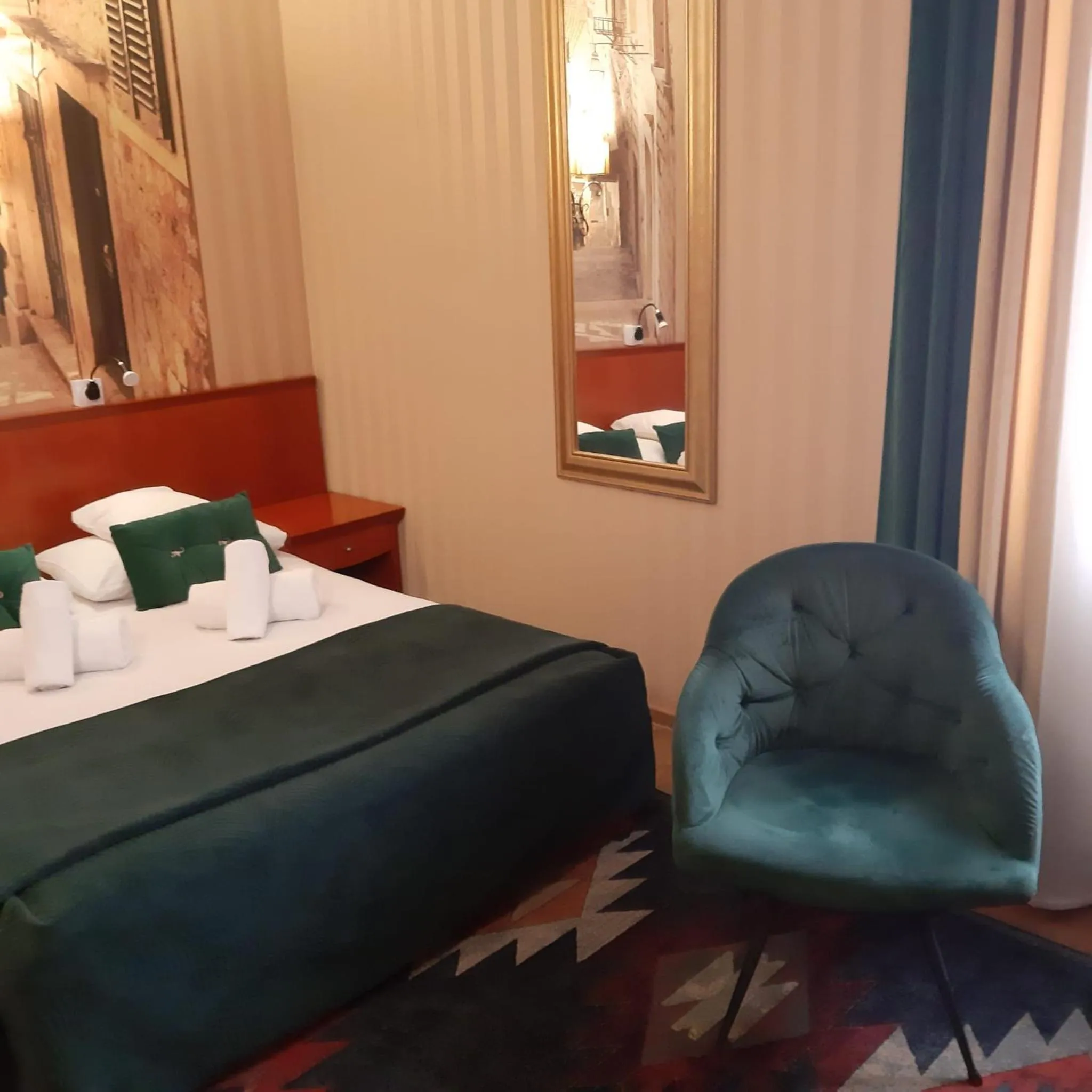 Bed in Hotel Wenecki