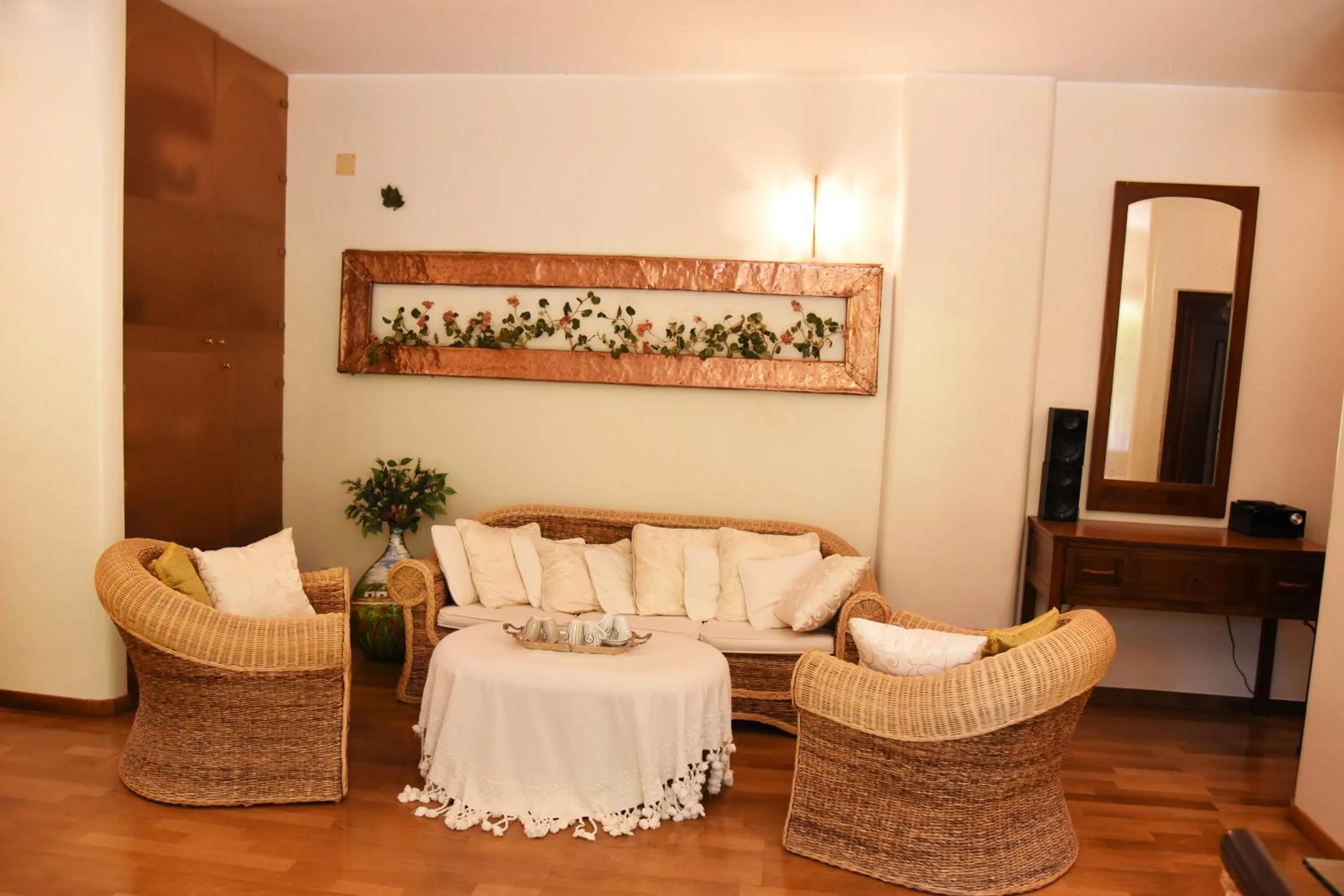 Lobby or reception in B&B Al Vecchio Glicine