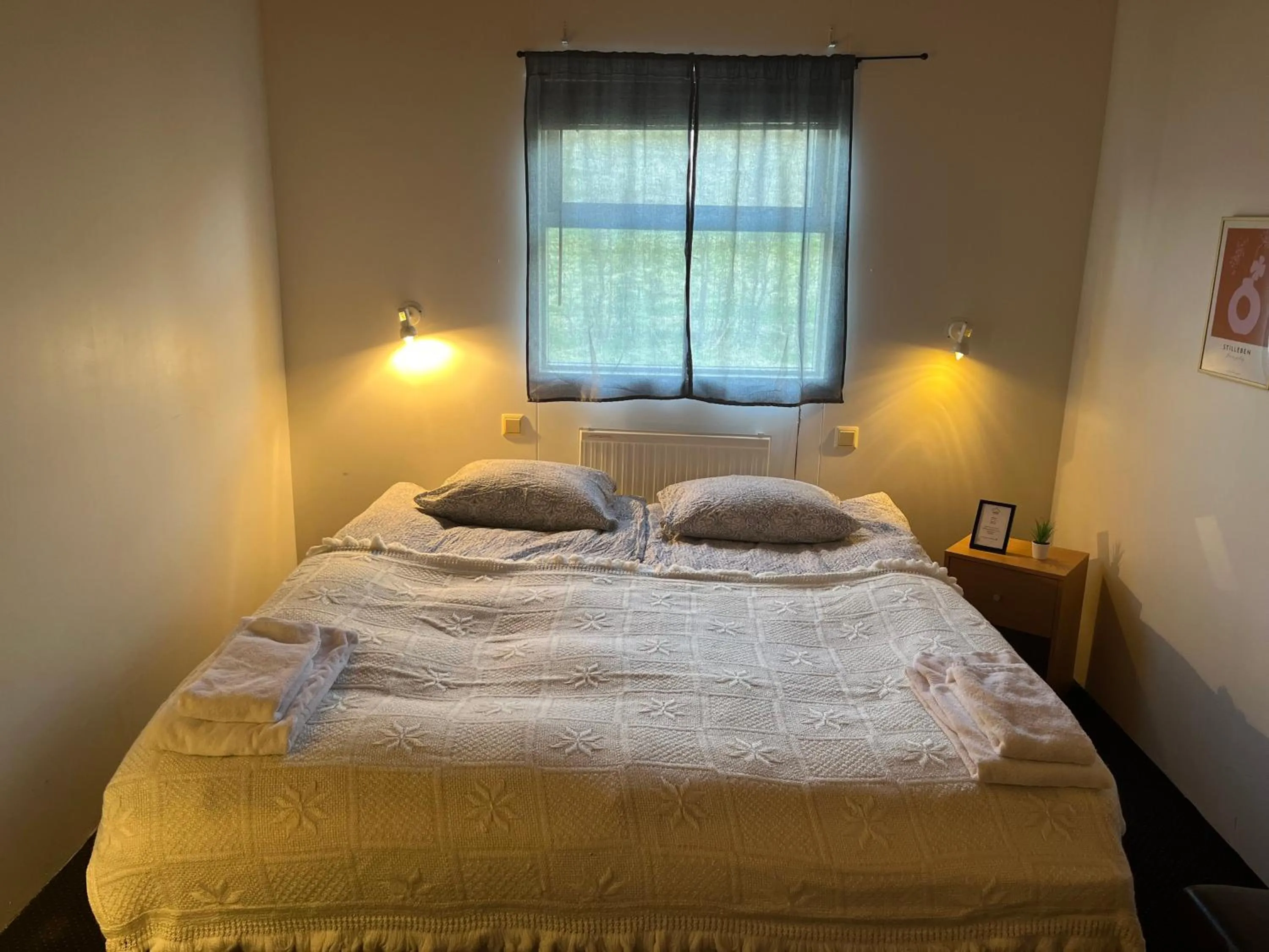 Bed in Engimyri Lodge