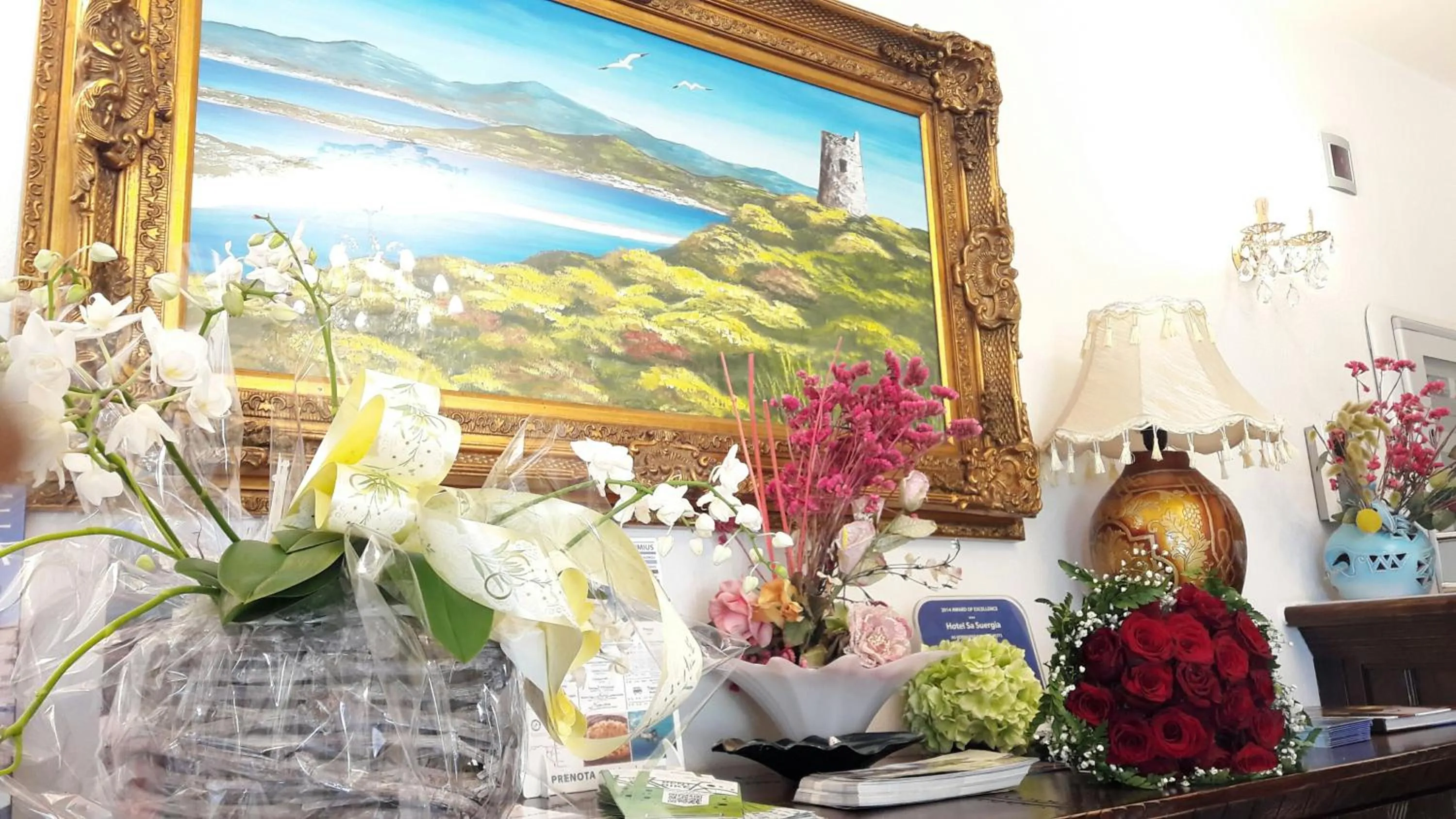 Lobby or reception in Hotel Sa Suergia