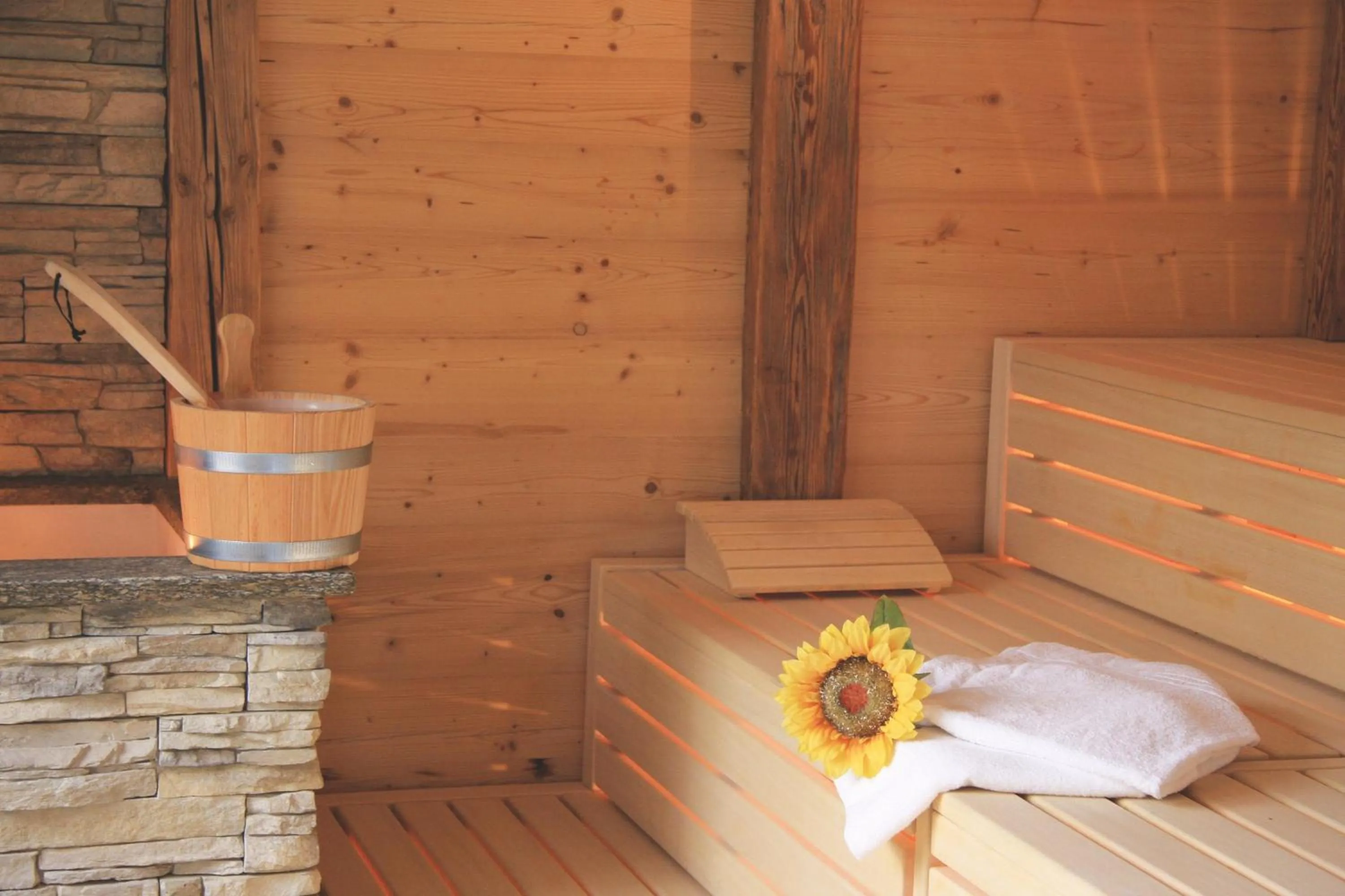 Sauna in Hotel Gran Mugon