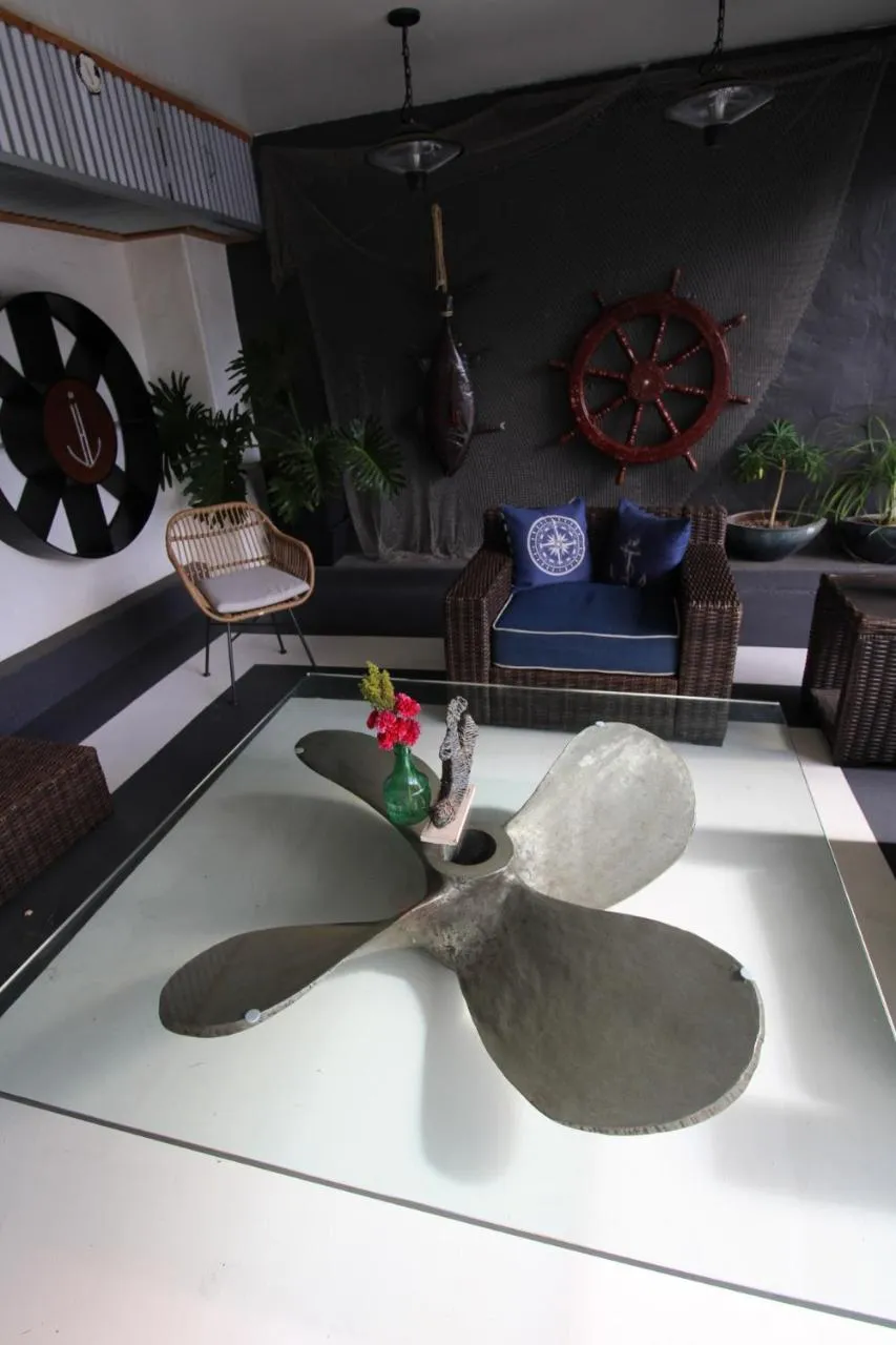 Seating area in Haley Hotel