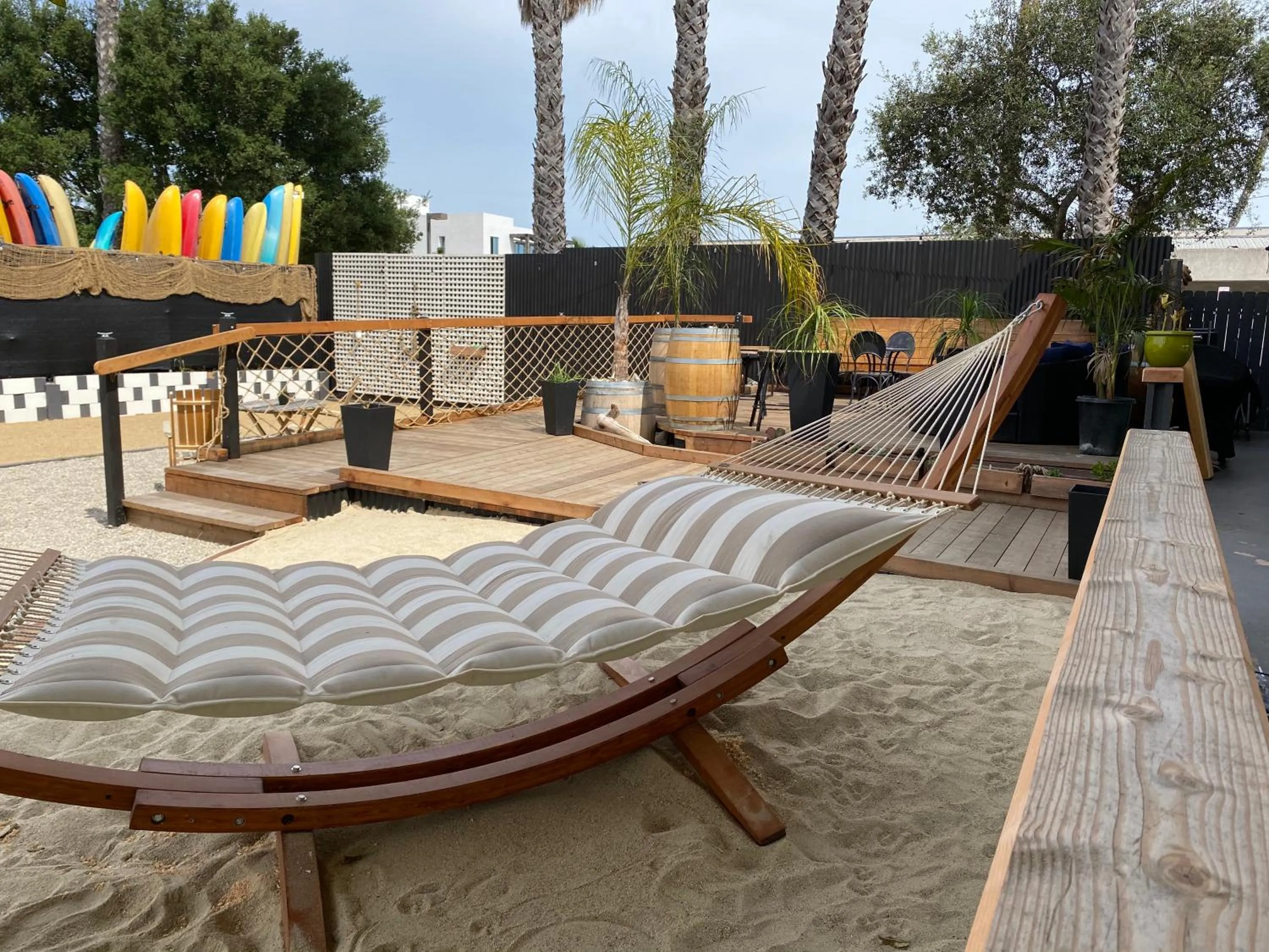 Seating area in Haley Hotel