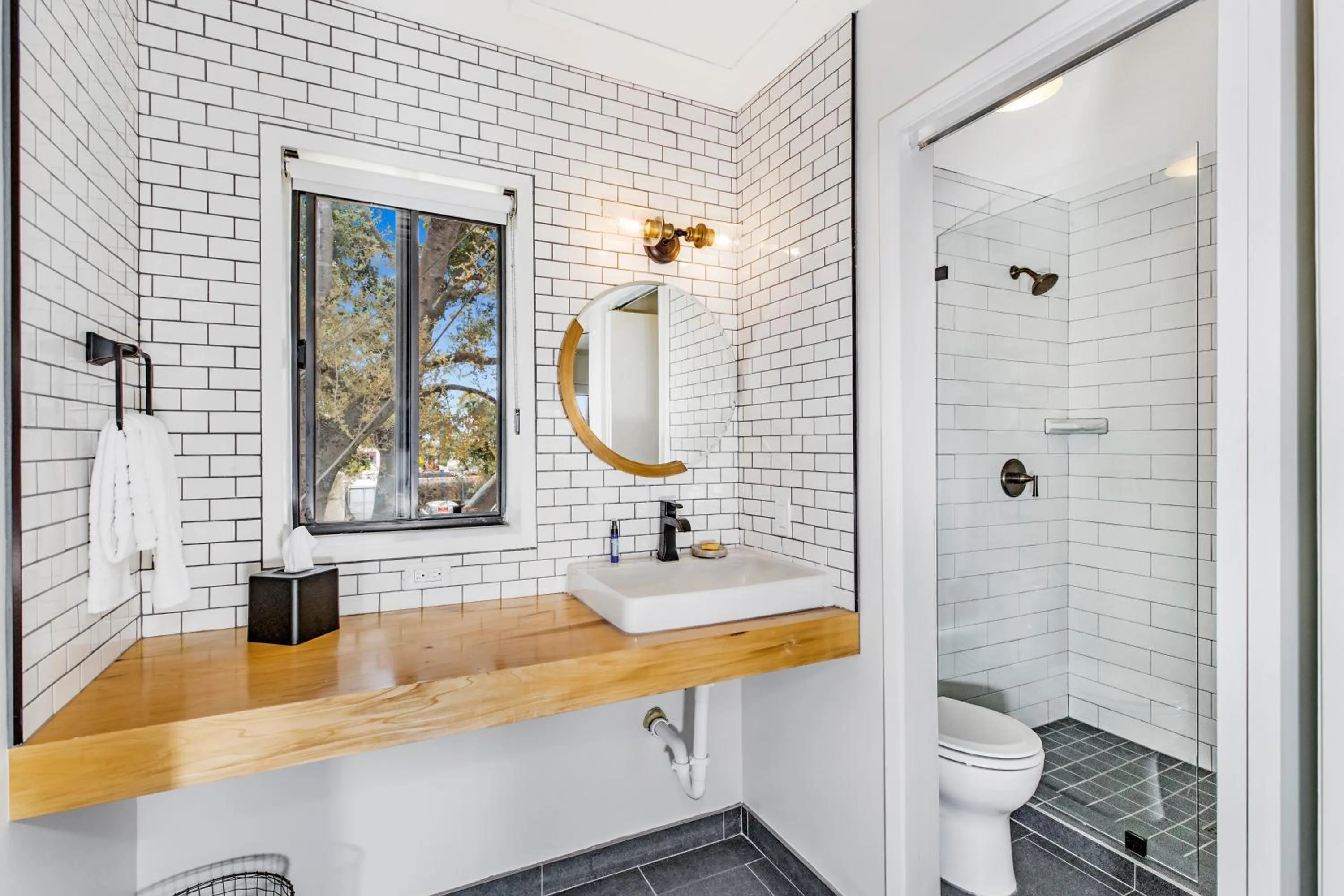 Bathroom in Haley Hotel