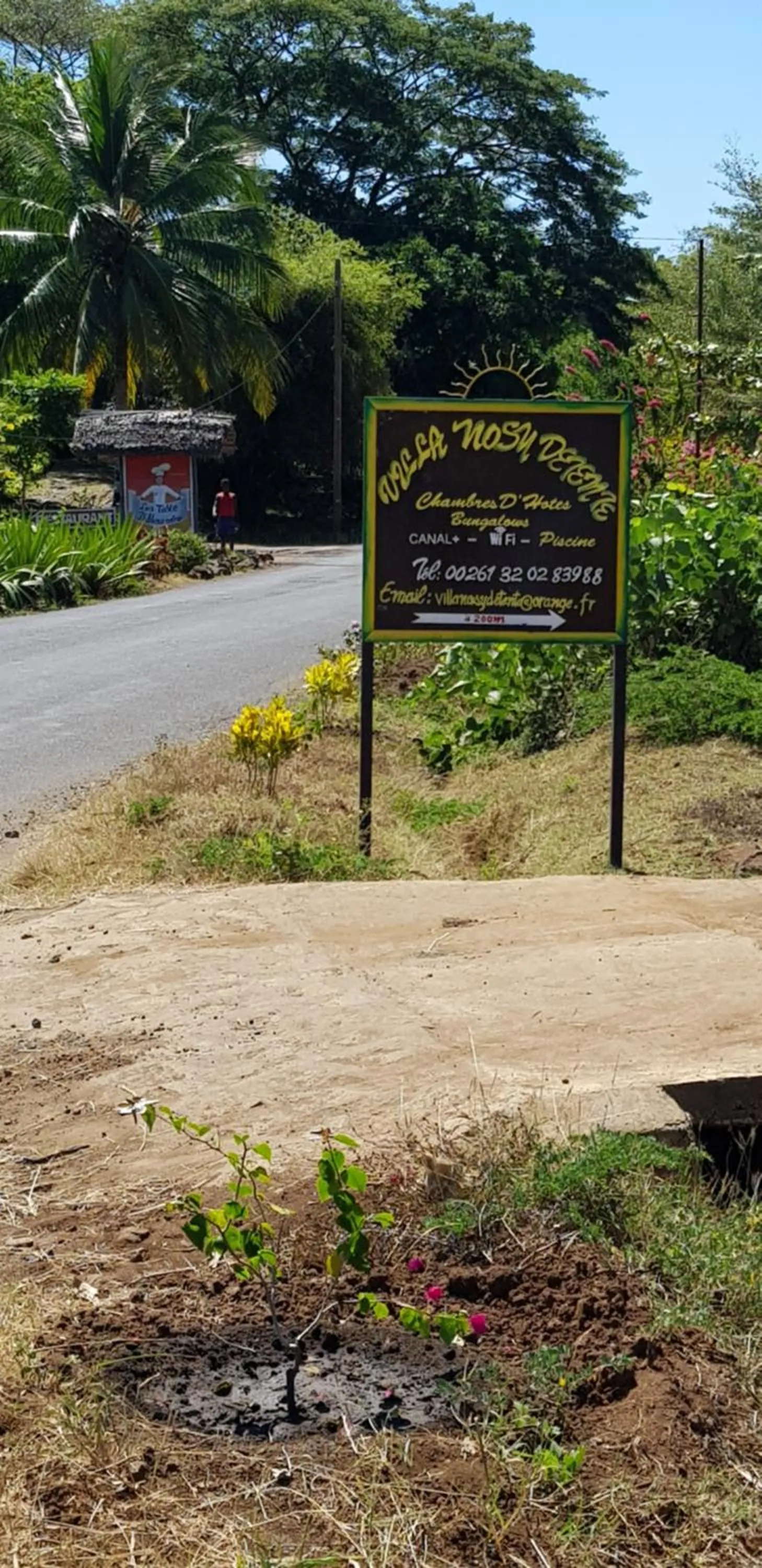 Property building in villa nosy détente