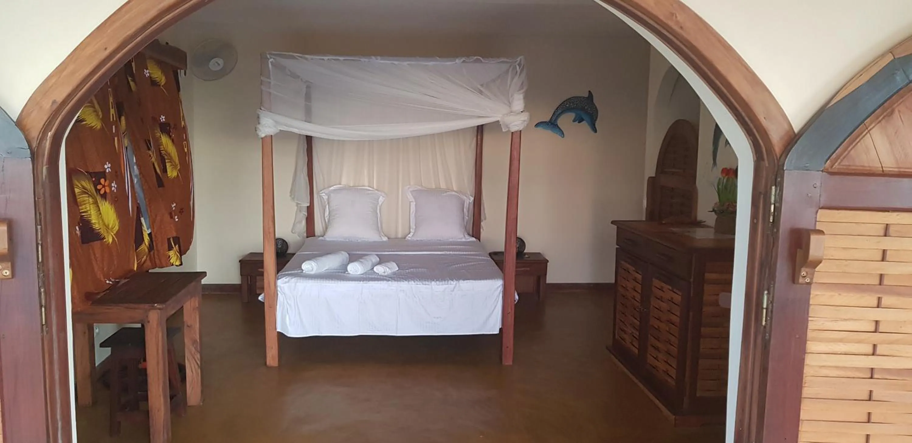 Bed in villa nosy détente