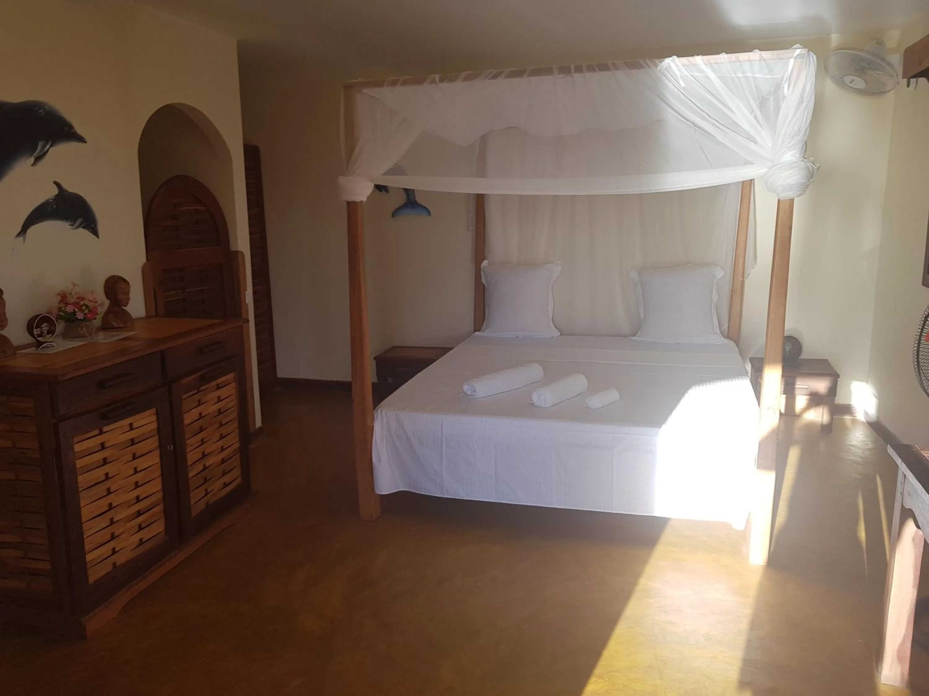 Bed in villa nosy détente