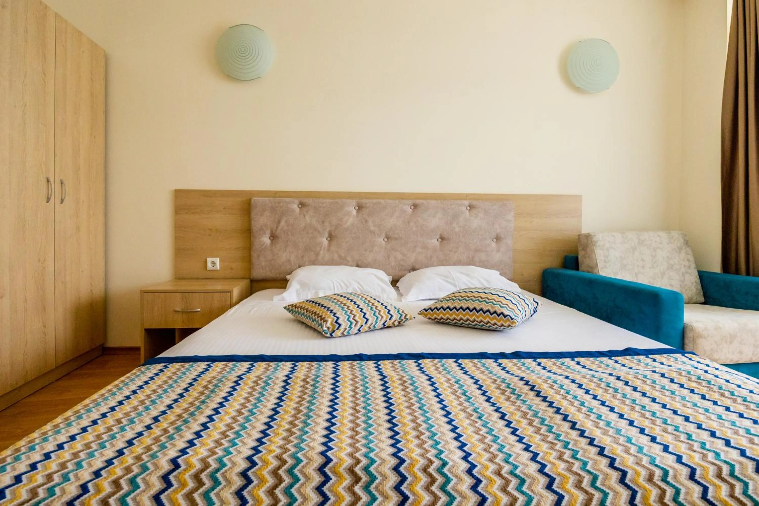 Bed in Royal Bay Resort & Aqua Park - All Inclusive and Free beach accsess