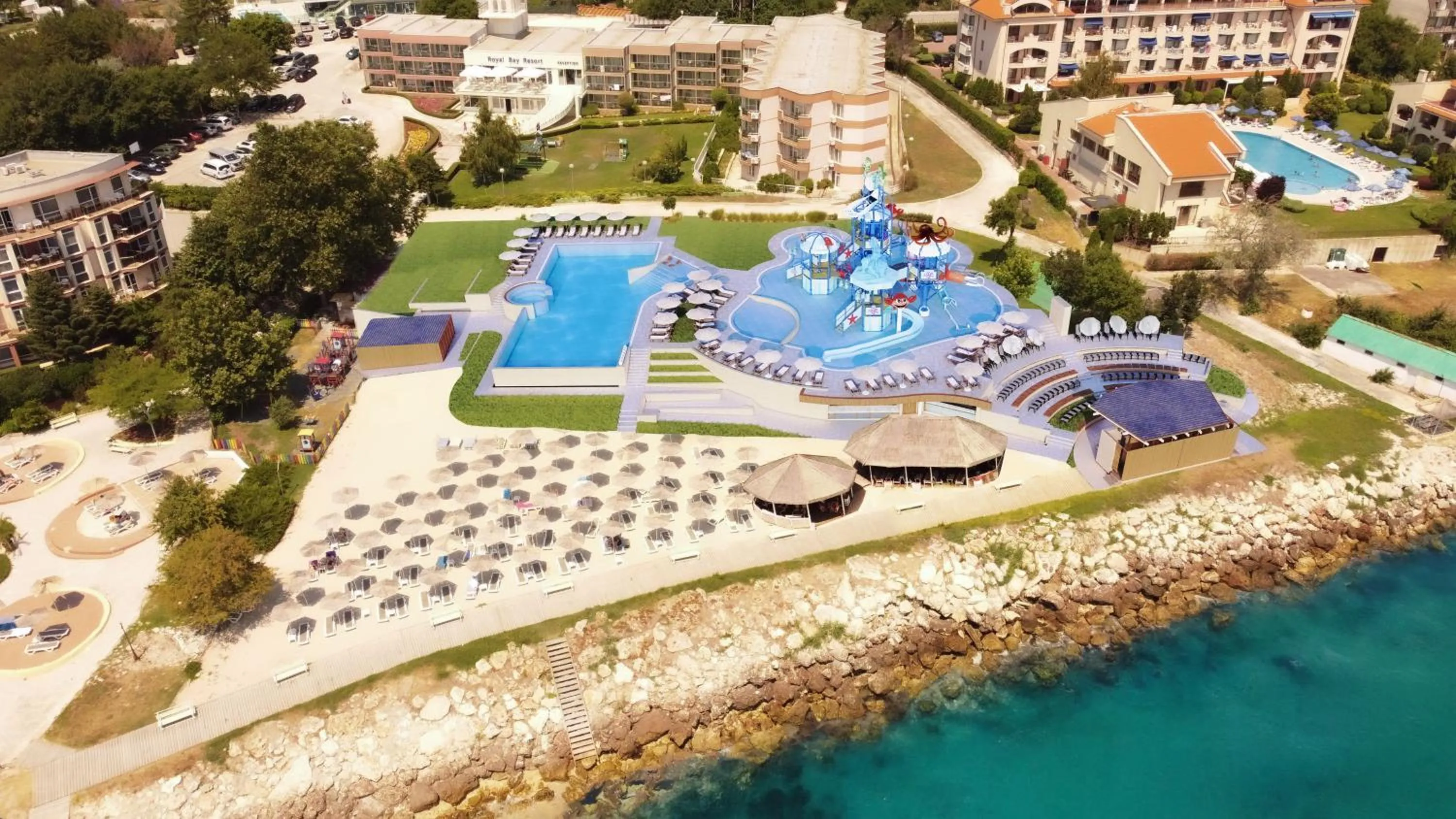 Aqua park in Royal Bay Resort & Aqua Park - All Inclusive and Free beach accsess