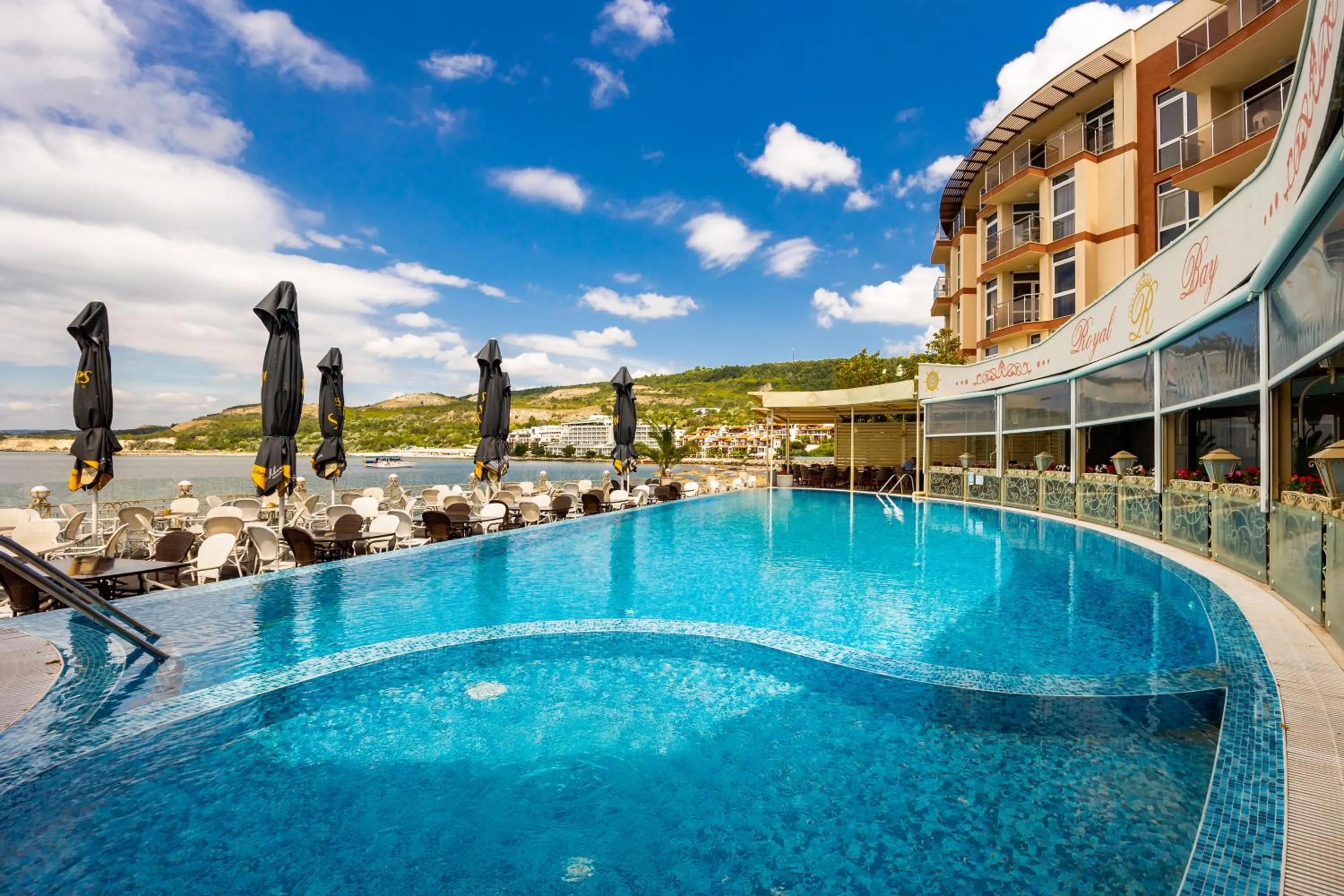 Pool view in Royal Bay Resort & Aqua Park - All Inclusive and Free beach accsess