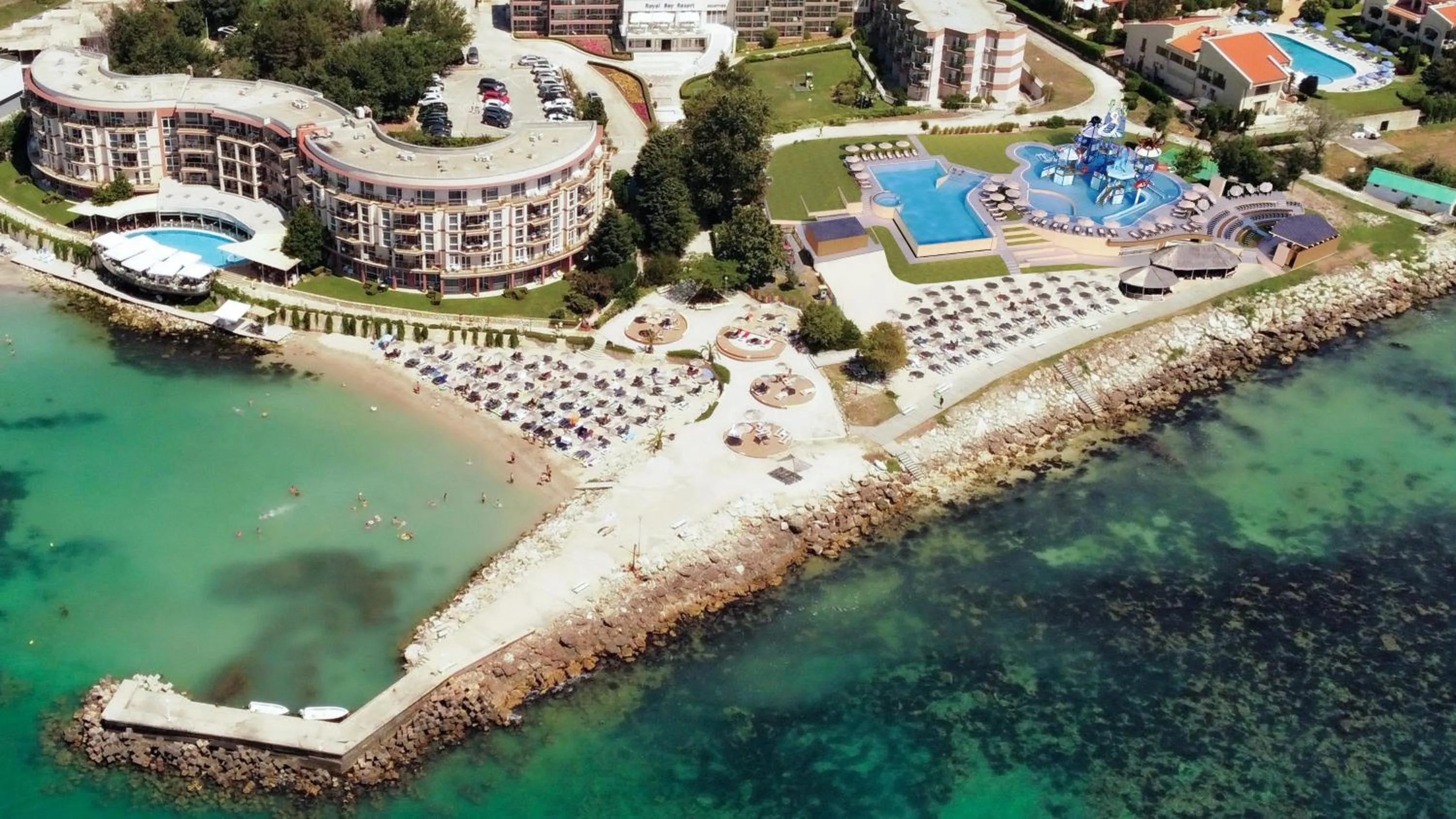 Aqua park in Royal Bay Resort & Aqua Park - All Inclusive and Free beach accsess