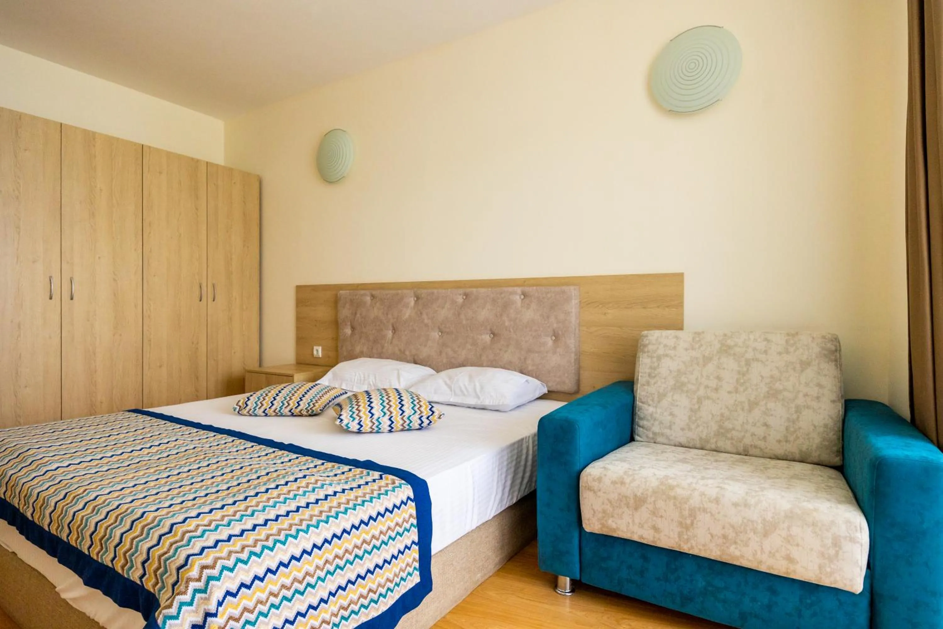 Bed in Royal Bay Resort & Aqua Park - All Inclusive and Free beach accsess