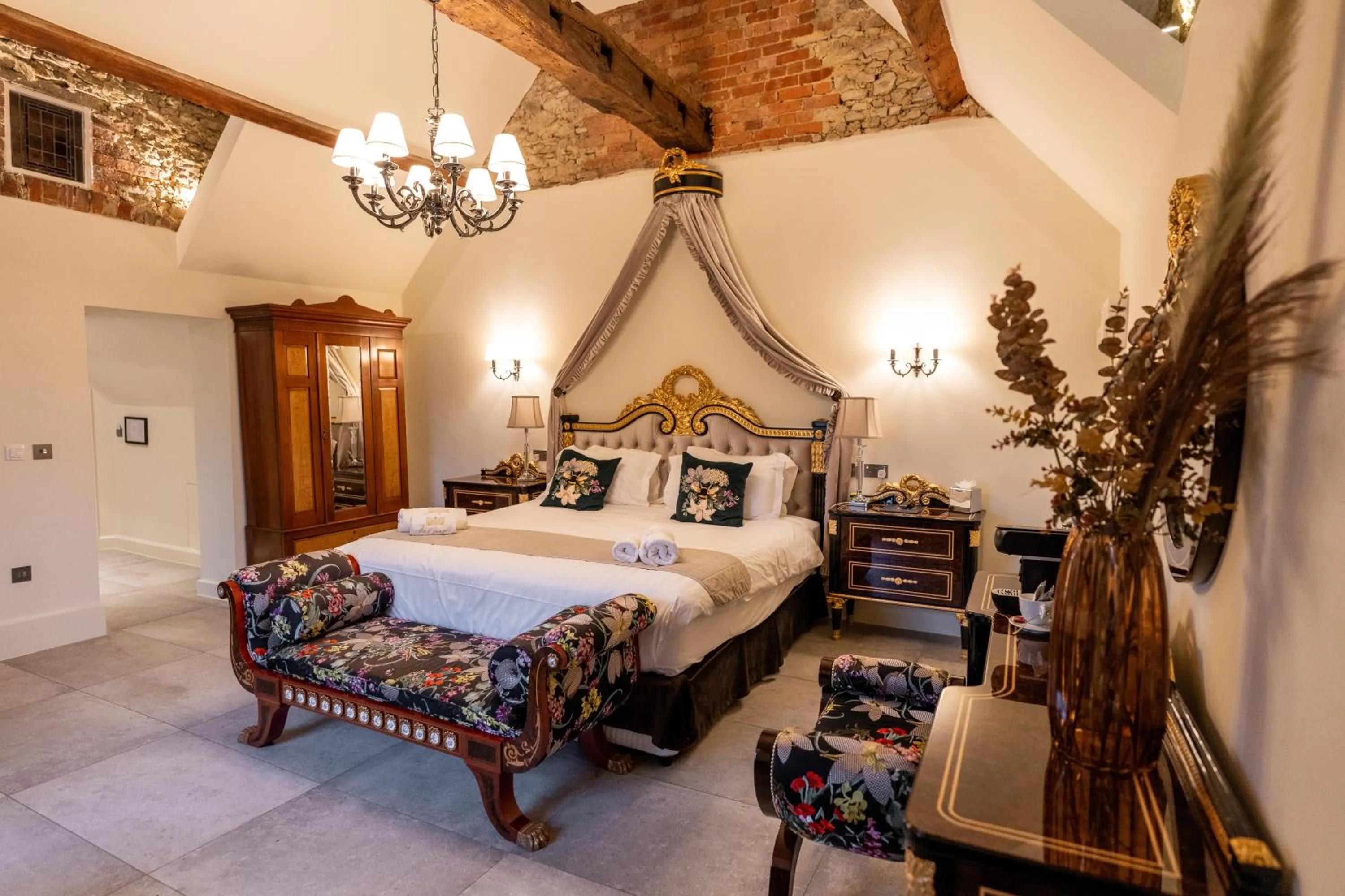 Bed in Weston Manor Hotel