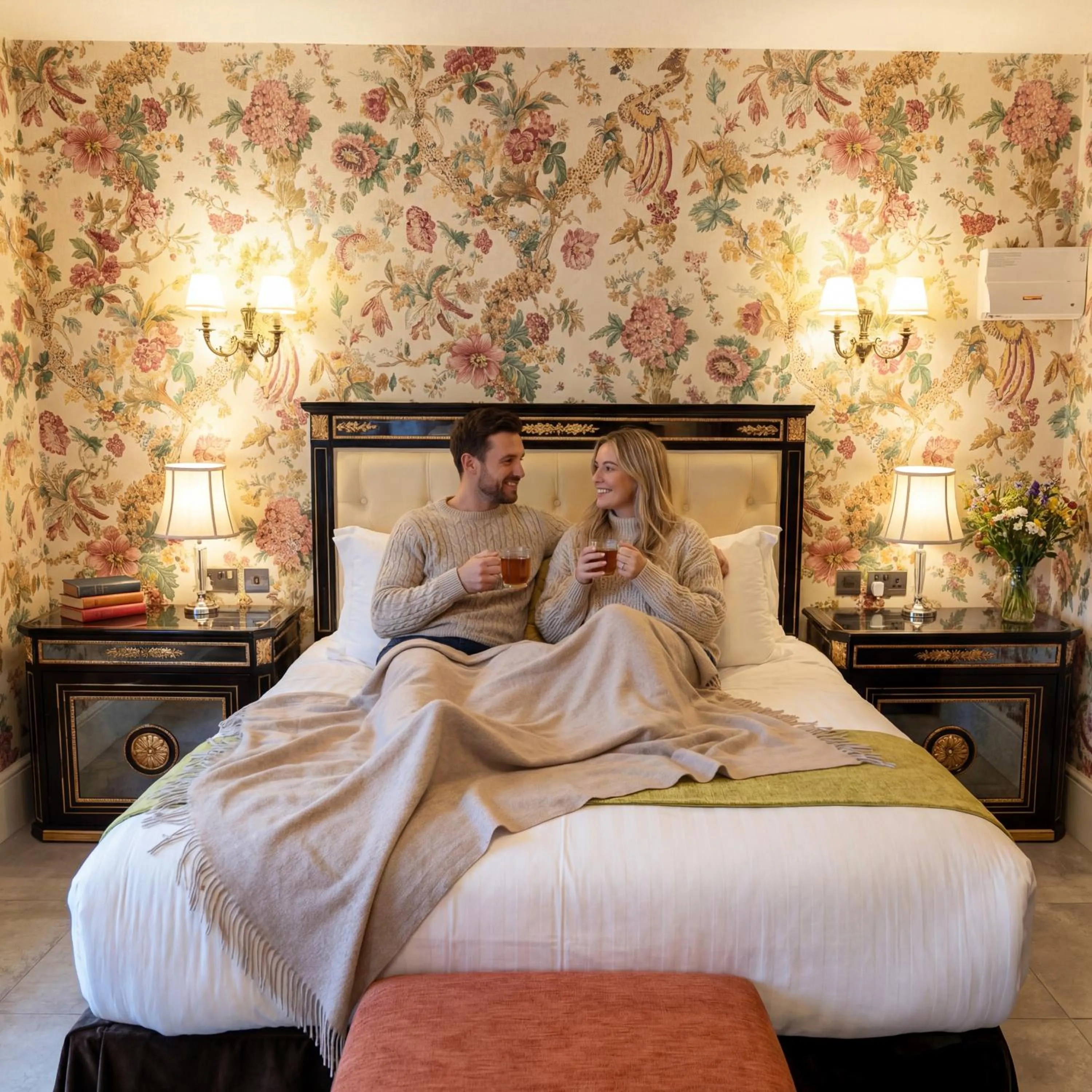 Bed in Weston Manor Hotel