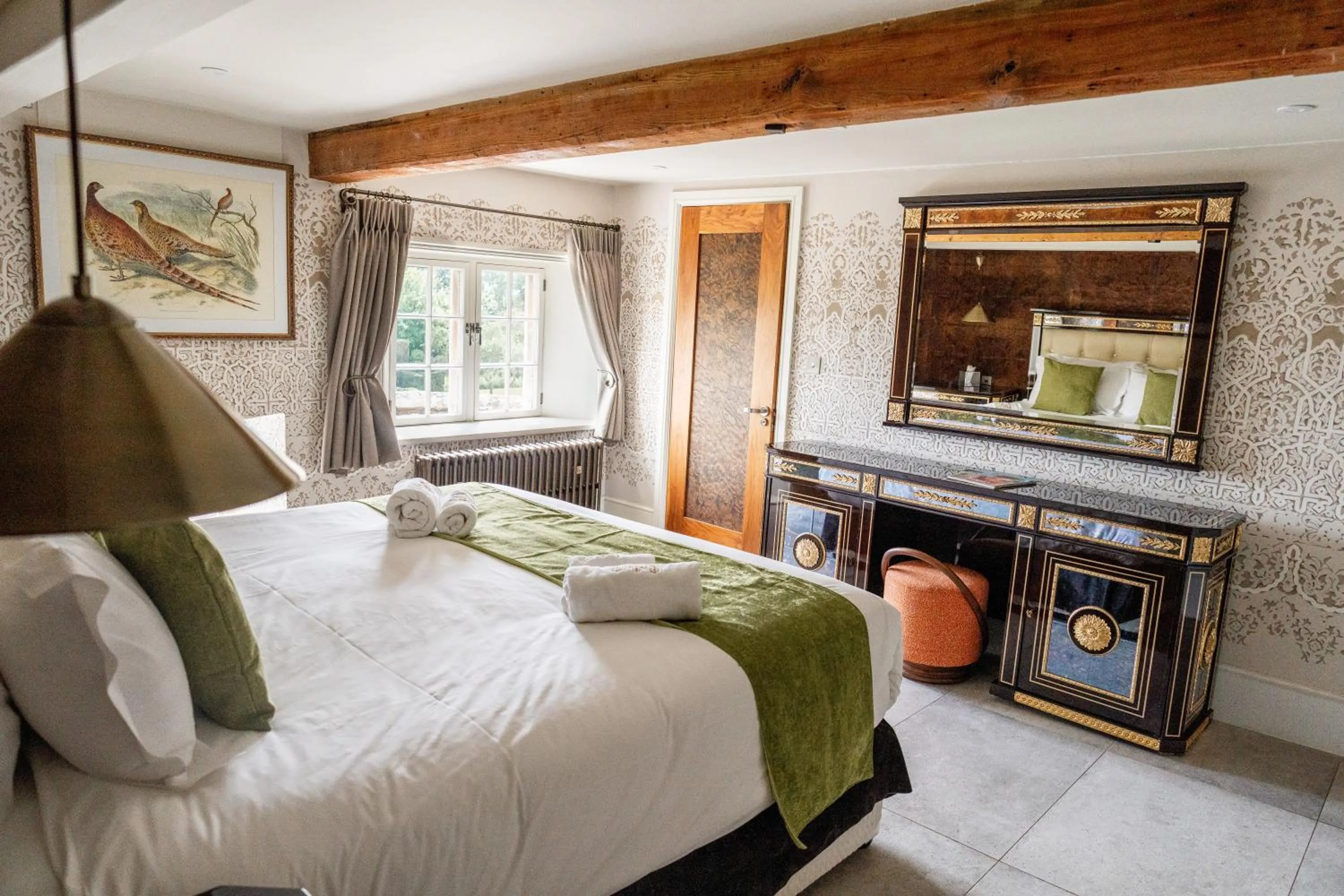 Bed in Weston Manor Hotel