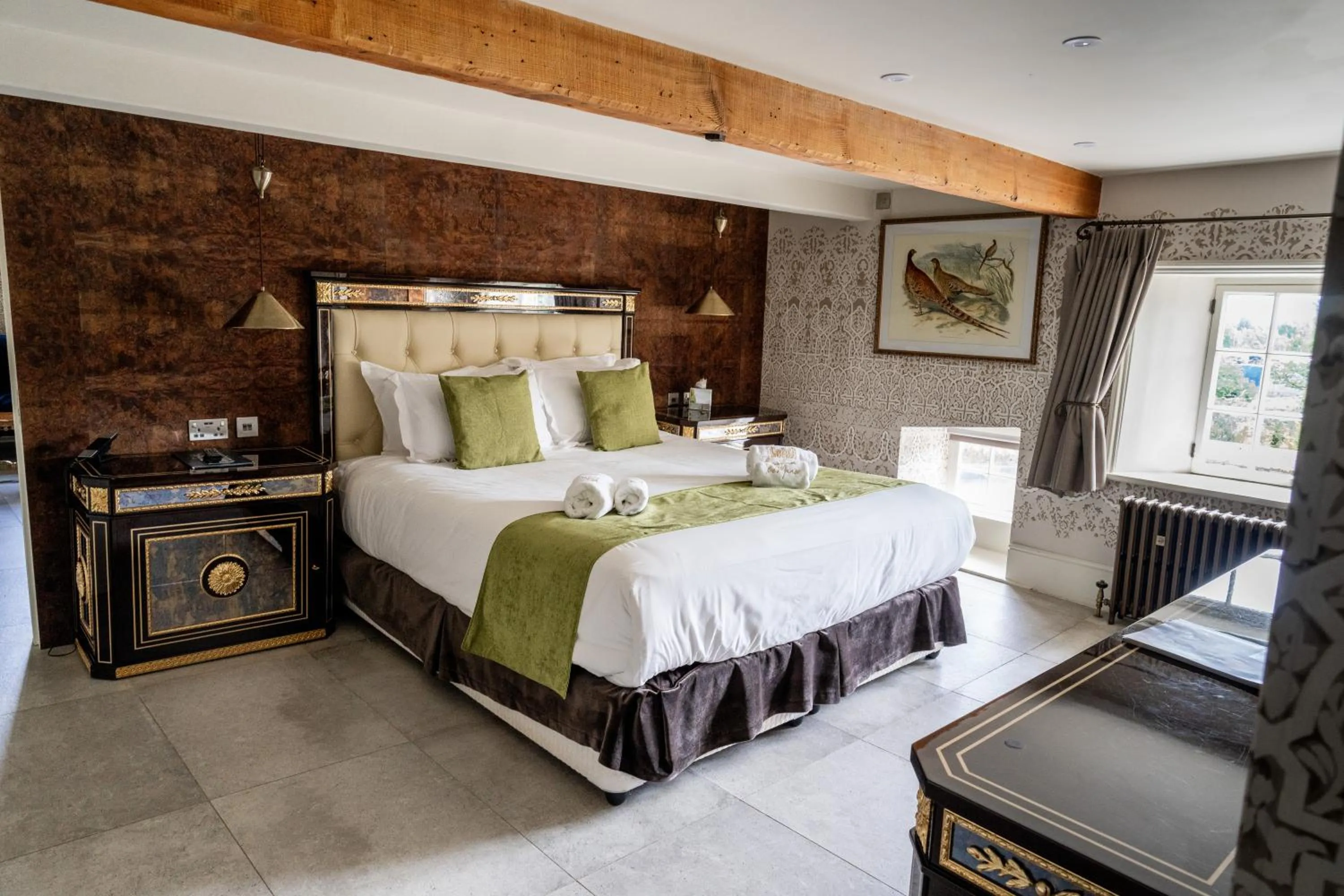 Bed in Weston Manor Hotel