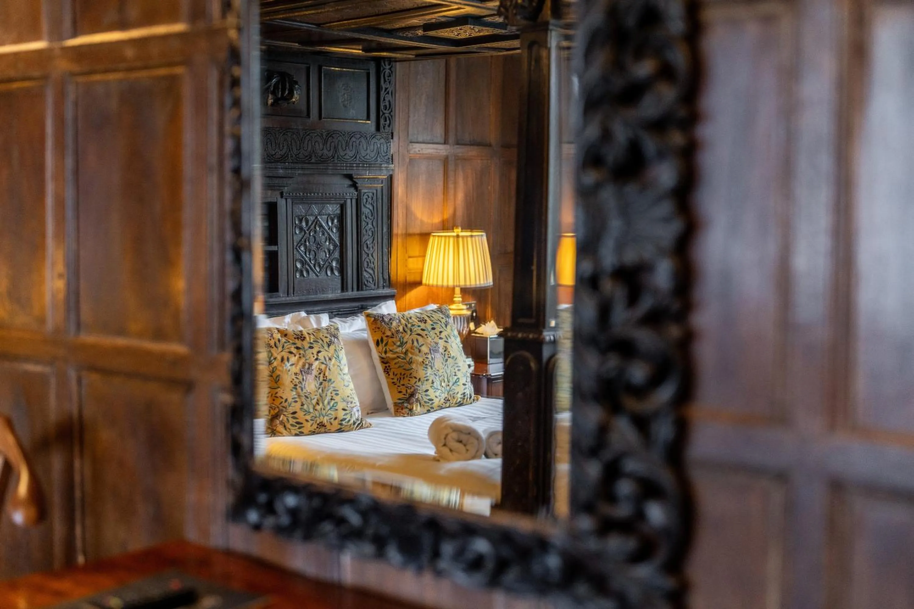 Bed in Weston Manor Hotel